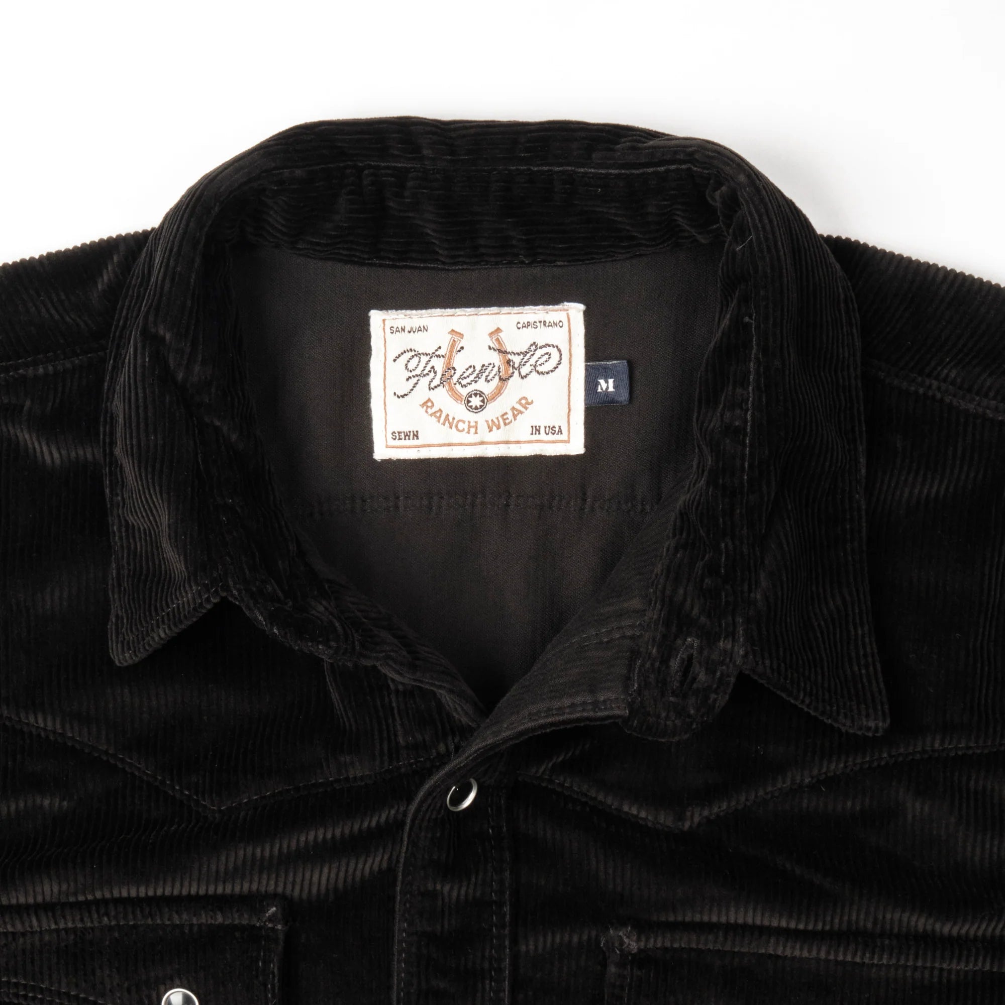Calico Black Corduroy