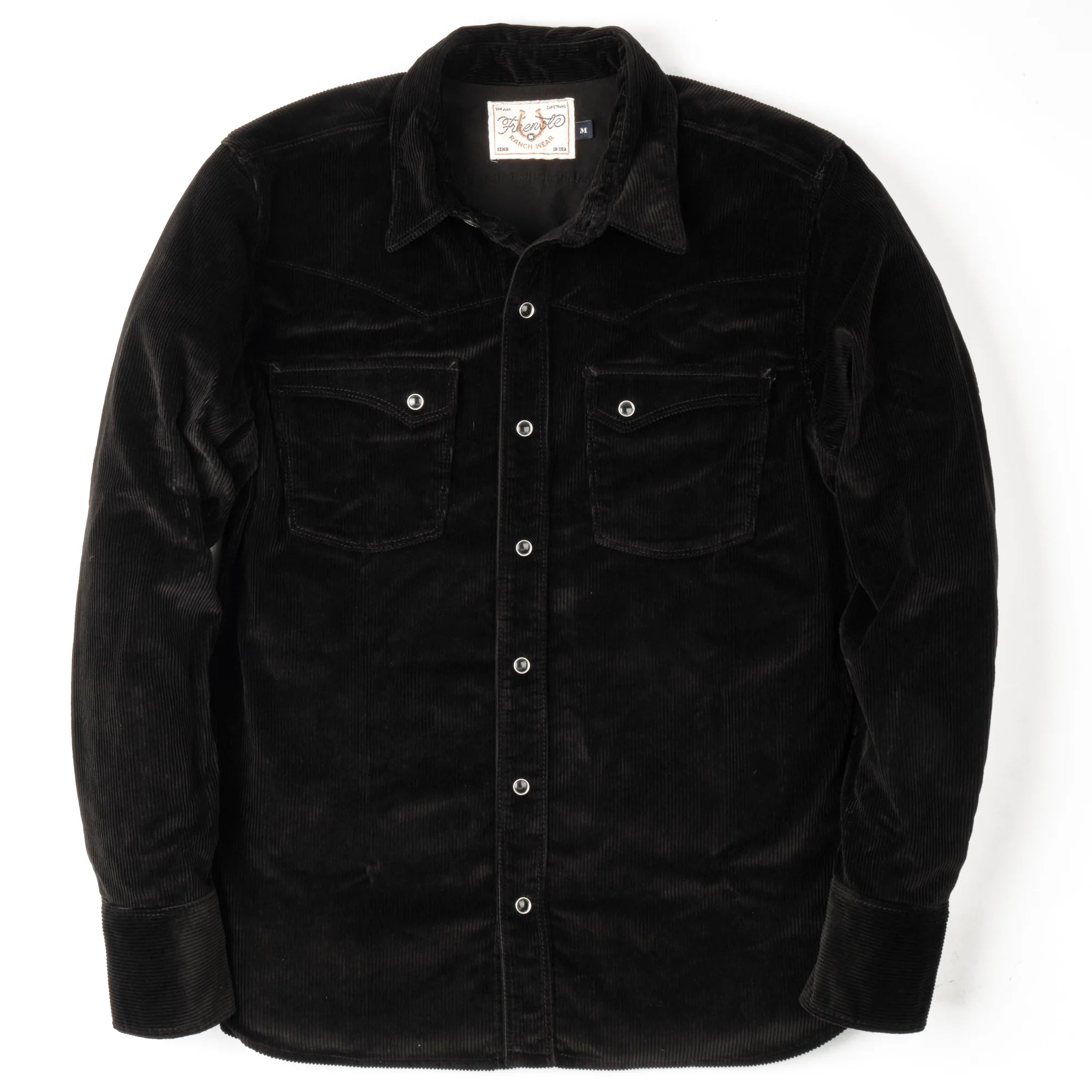 Calico Black Corduroy