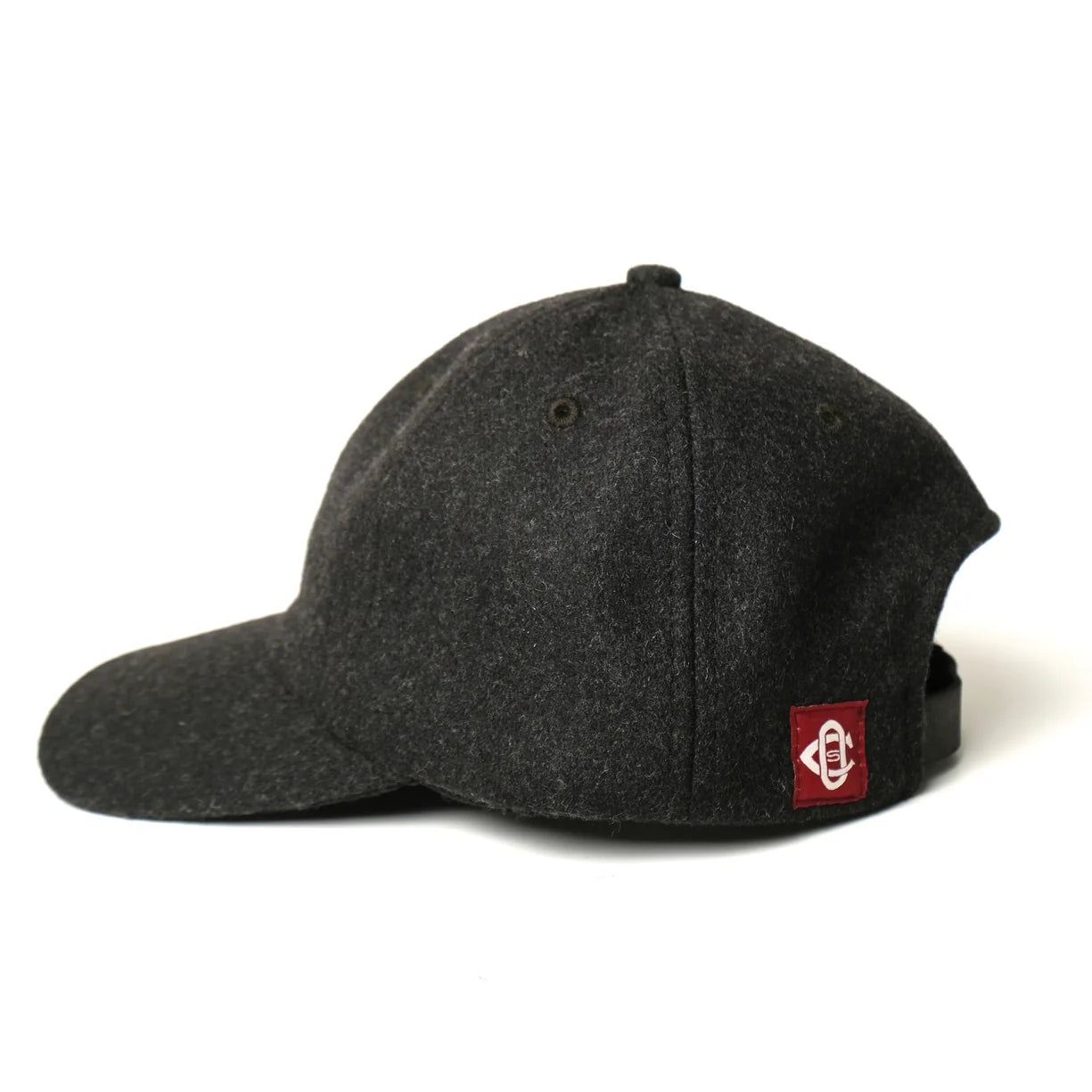 Charcoal Melton Wool Field Cap