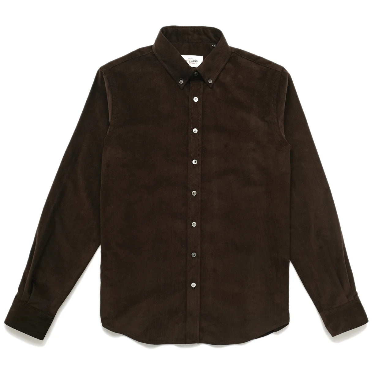Mocha Baby Cord Classic Shirt