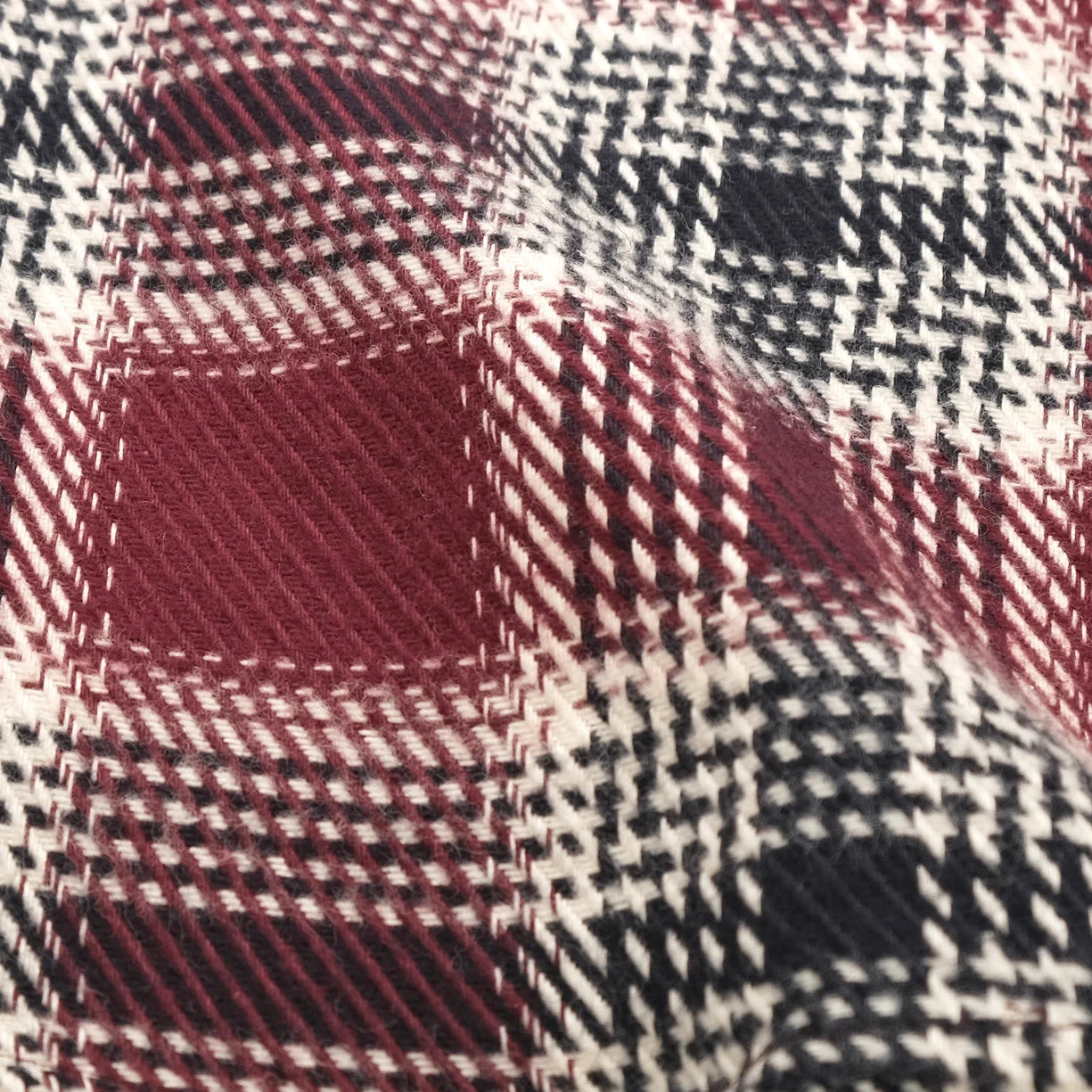 Maroon Plaid Blanket Easy Shirt