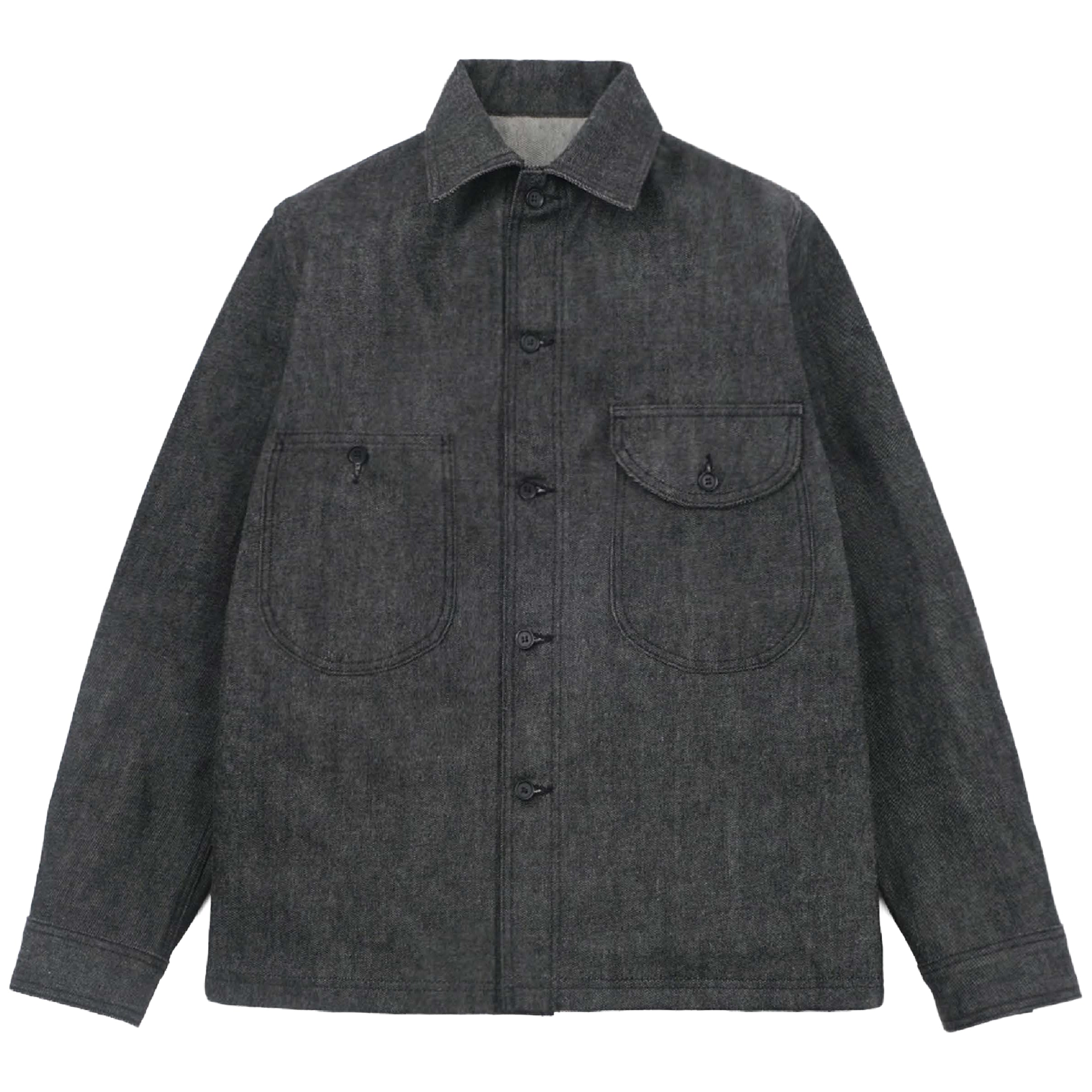 Selvedge Overshirt - Black Selvedge Denim
