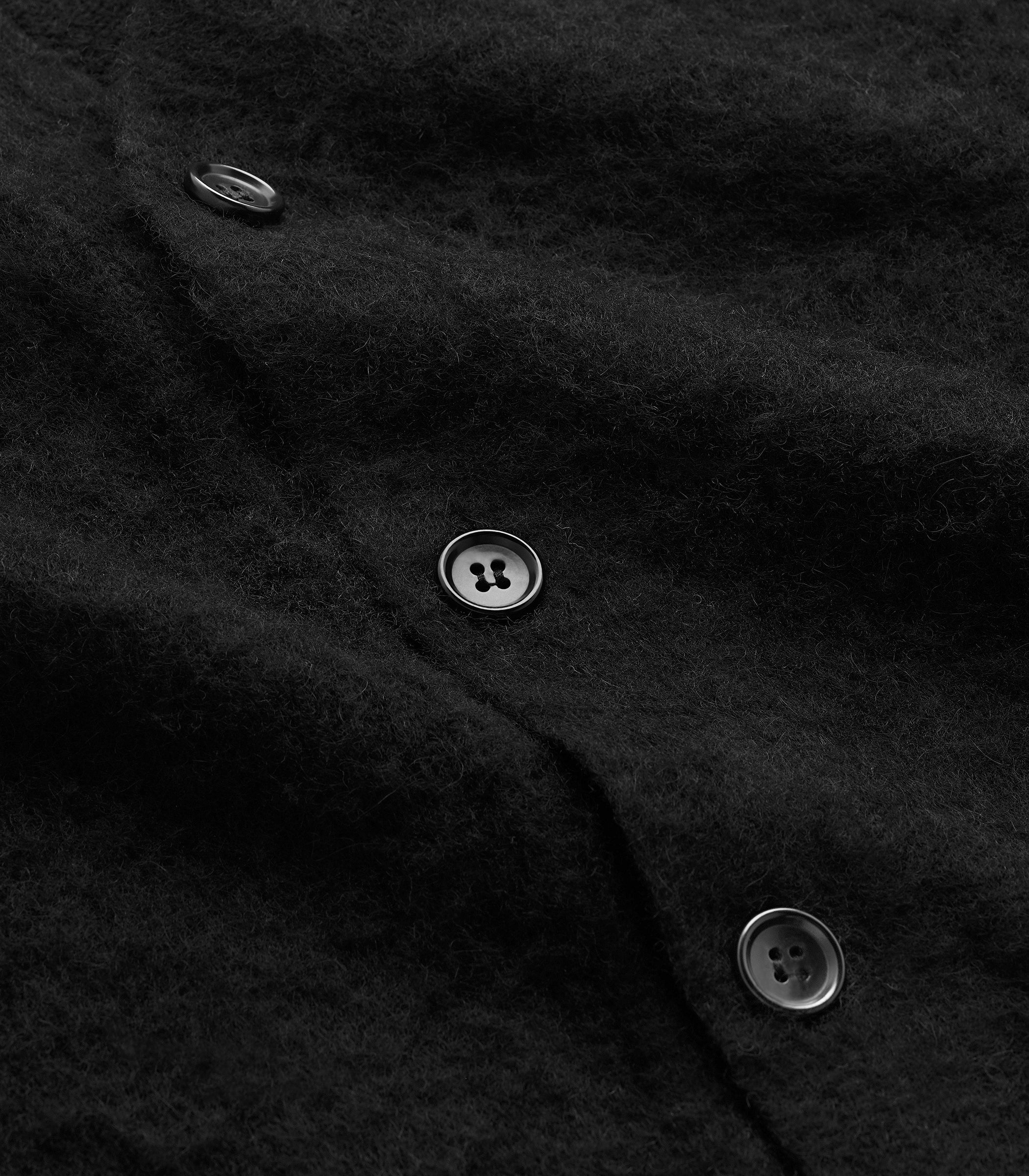 Amos Alpaca Cardigan - Black