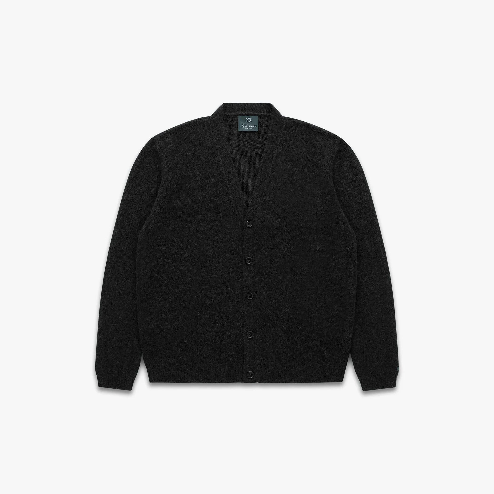 Amos Alpaca Cardigan - Black