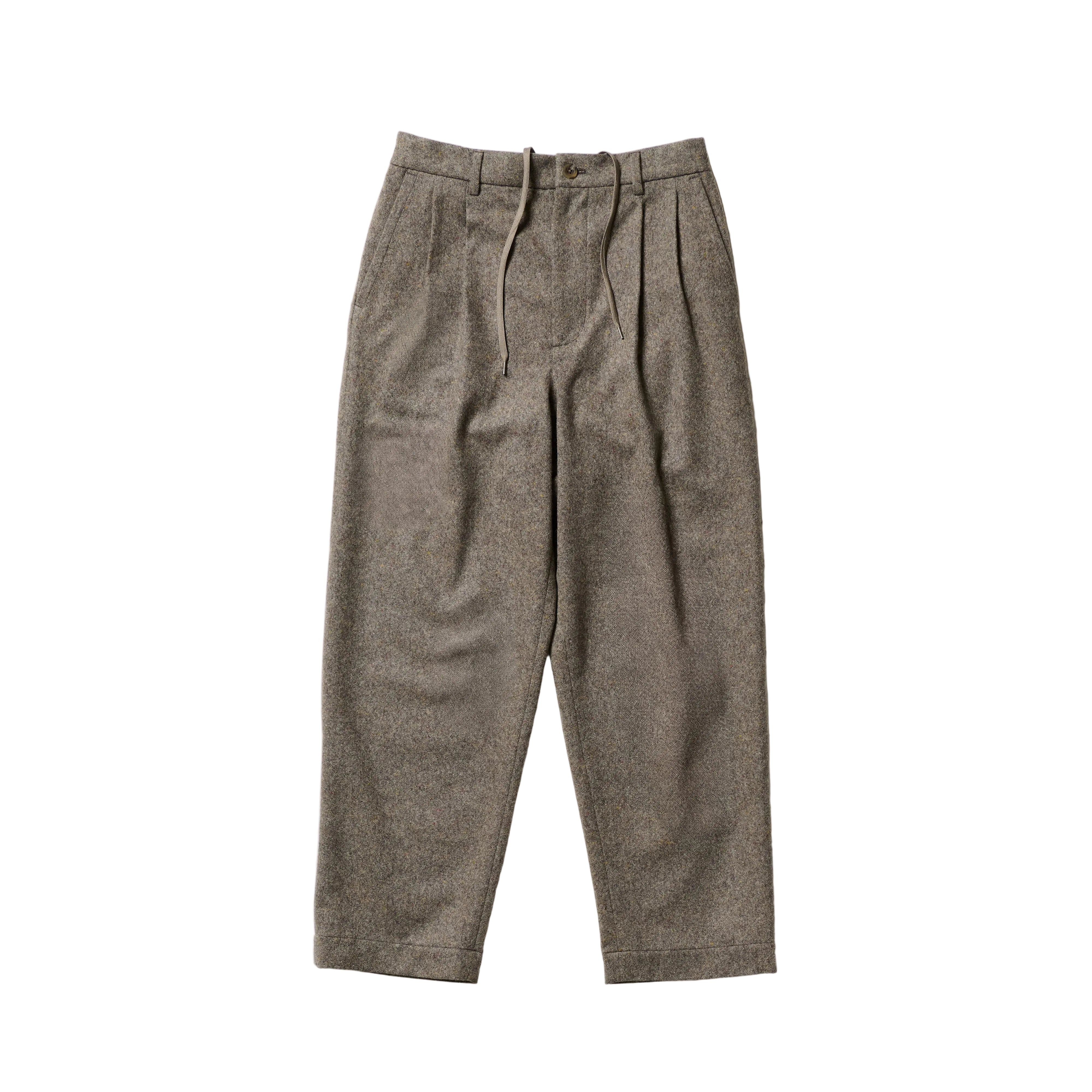 VTD-0525-PT 2 Tuck Easy Trouser Beige