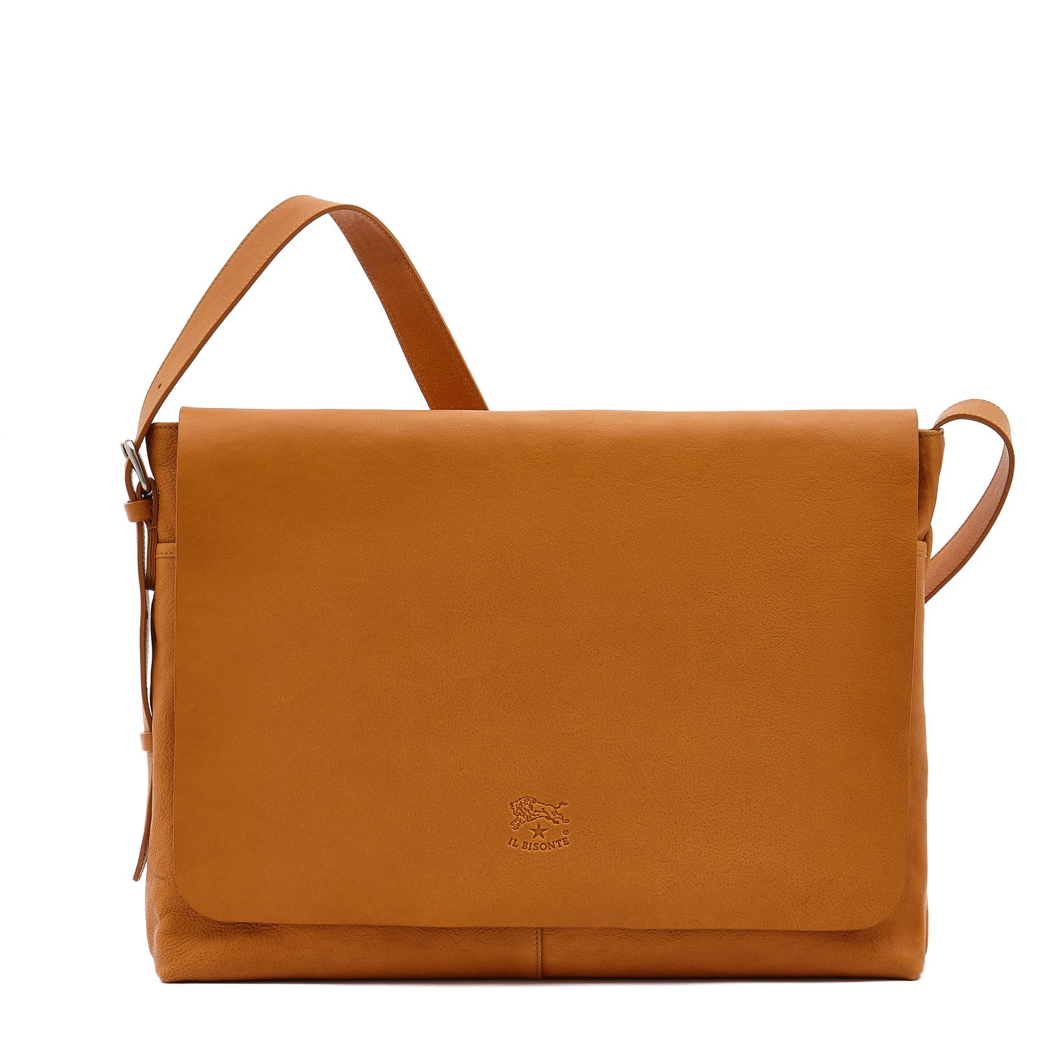 Brolio Men's Medium Messenger Bag Natural