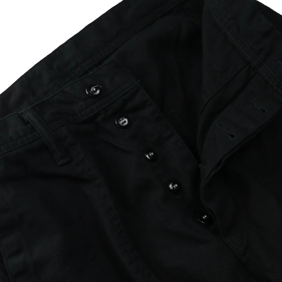 1141-2 USN Herringbonme Seamen’s Trousers Black
