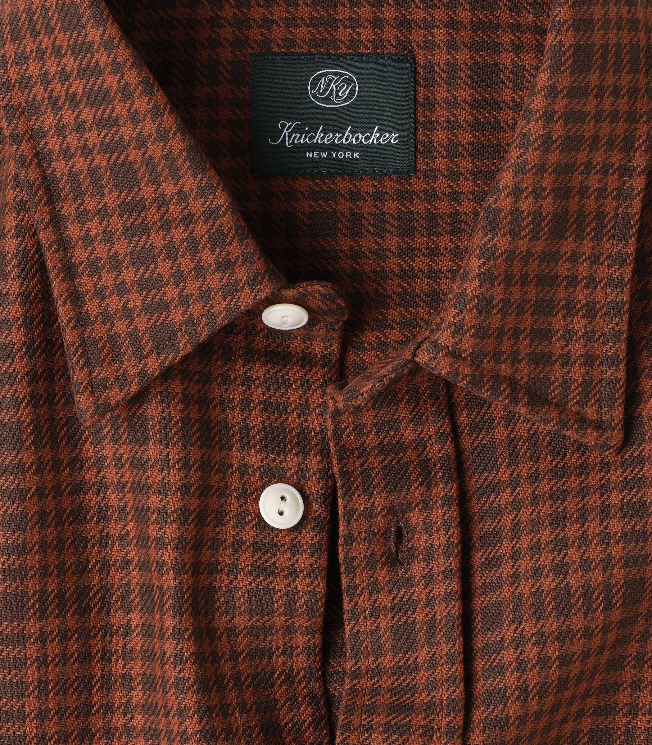Brother Flannel Brown & Red Plaid