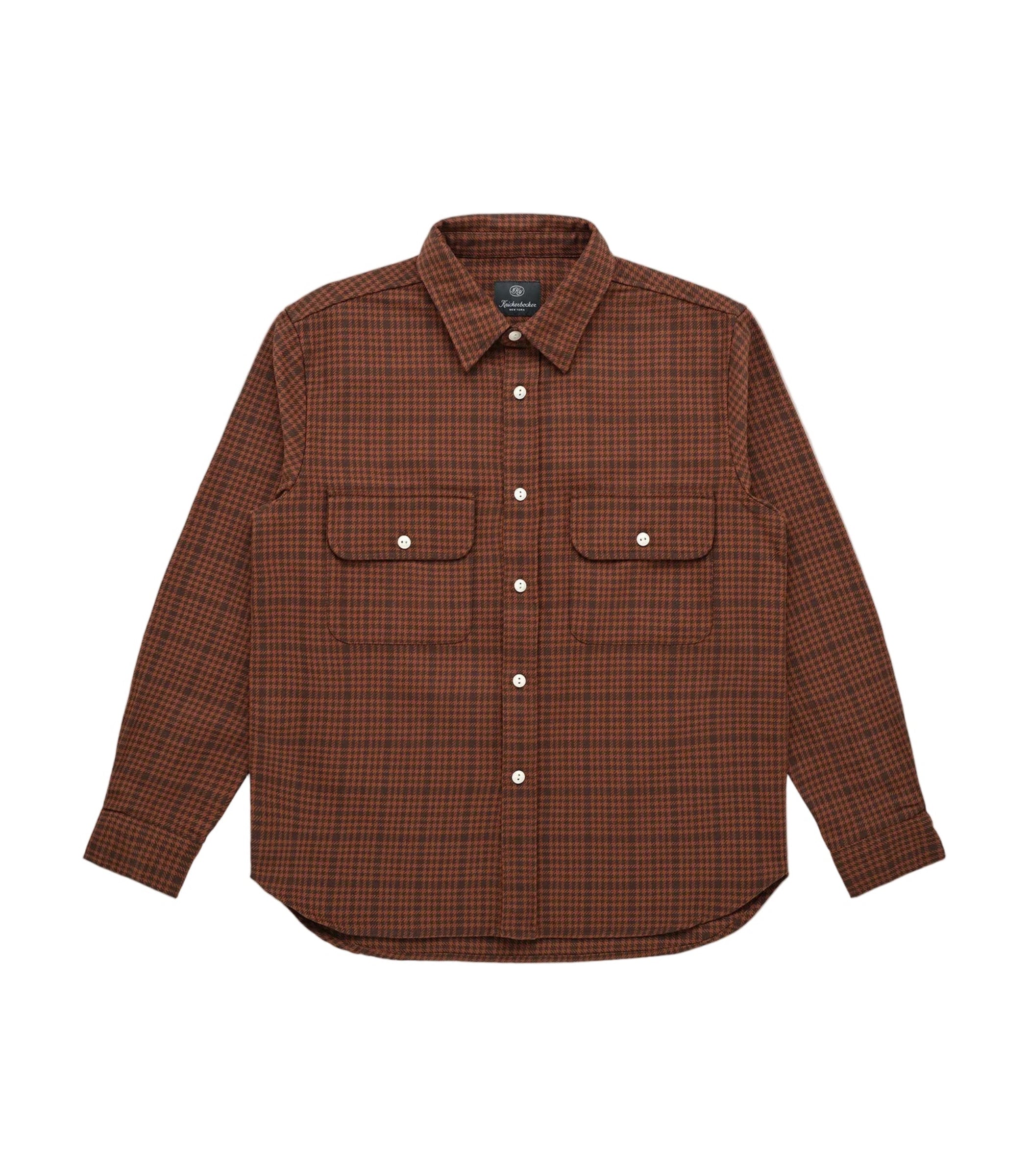 Brother Flannel Brown & Red Plaid