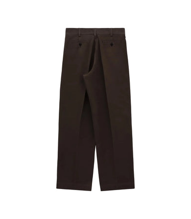 Brown pants on a white background