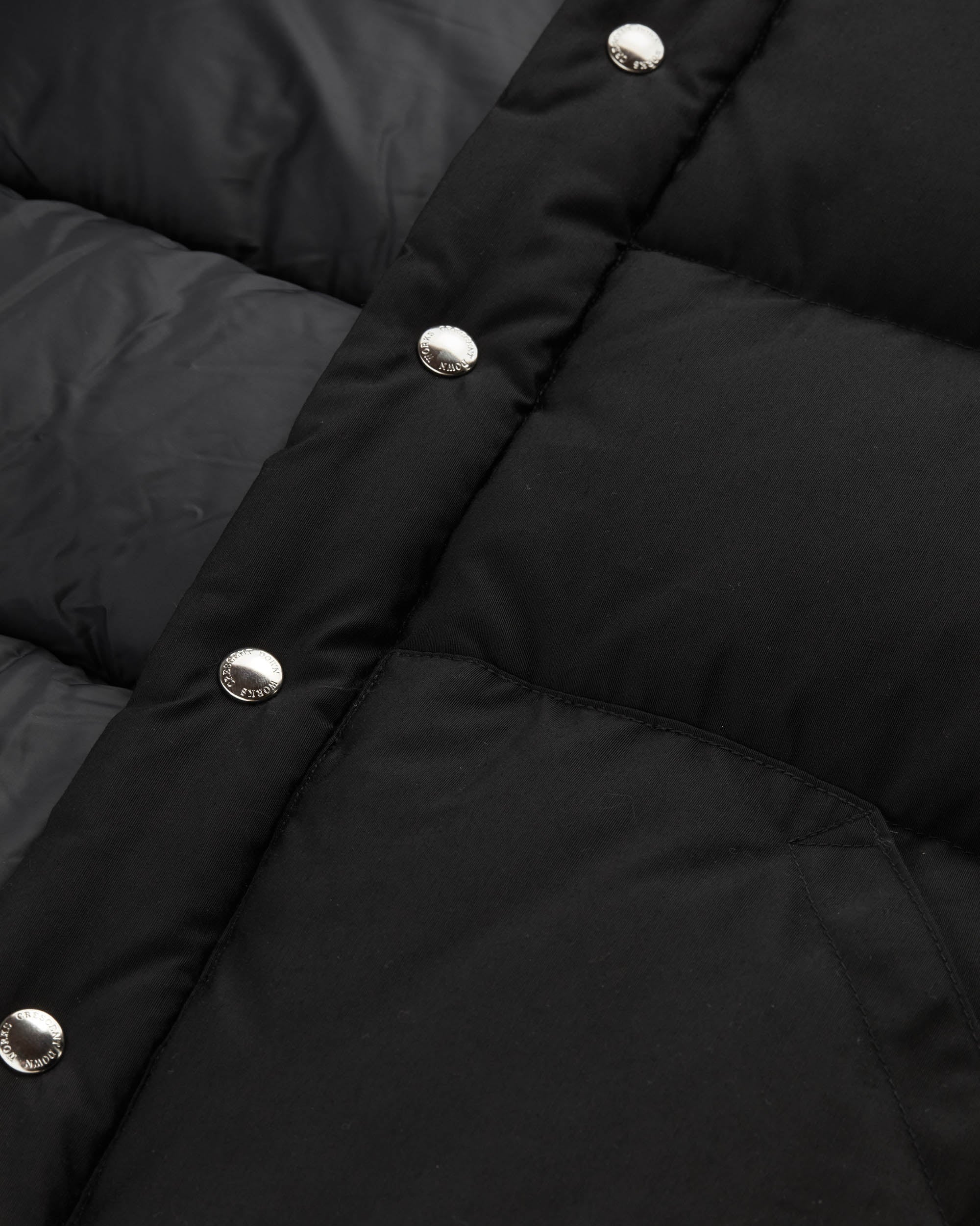 Down Italian Vest - Black
