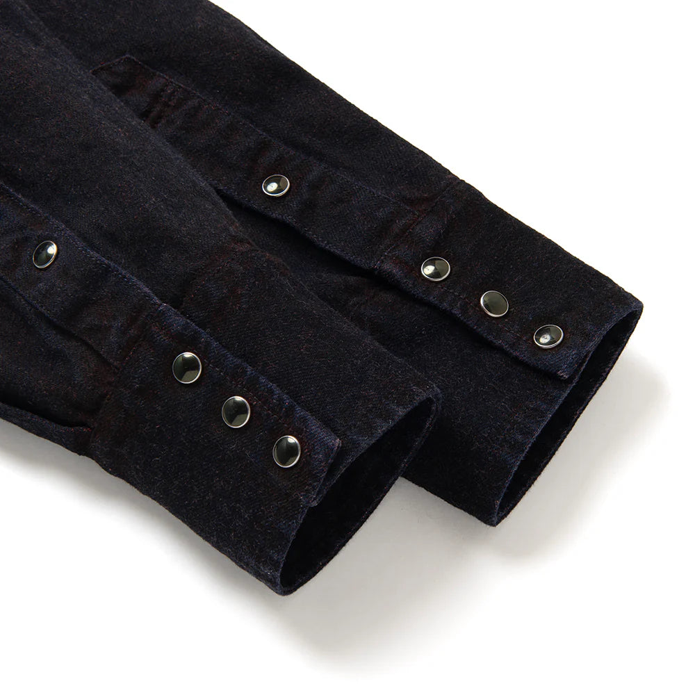 D5727 Bengala Dye Western Shirt - Red