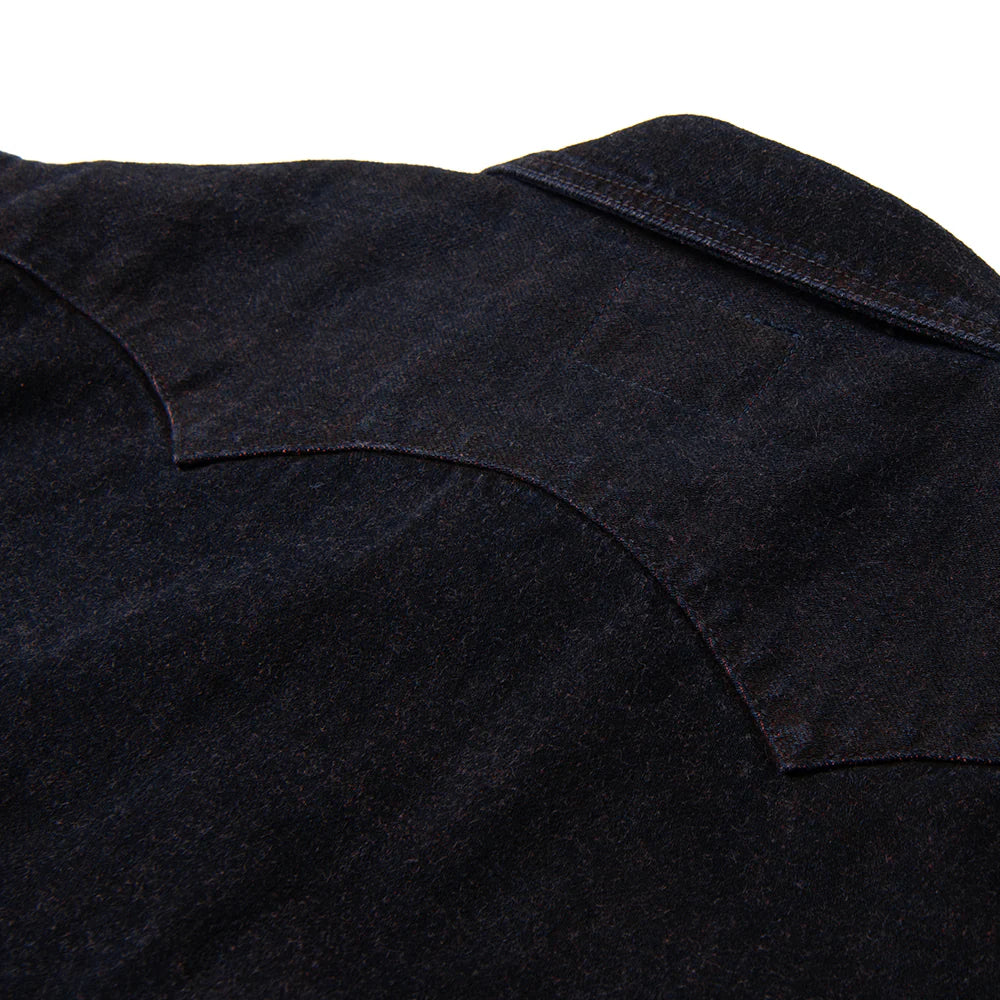 D5727 Bengala Dye Western Shirt - Red