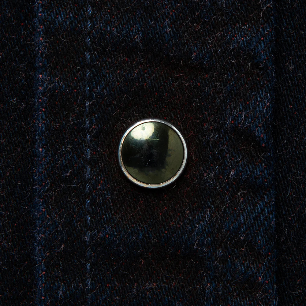 D5727 Bengala Dye Western Shirt - Red