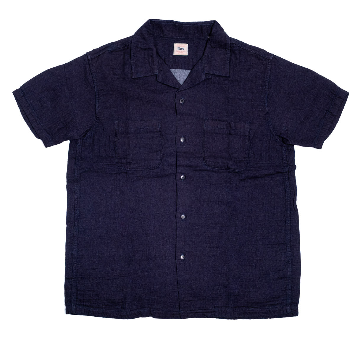 552605-I Herringbone Double Gauze S/S Indigo