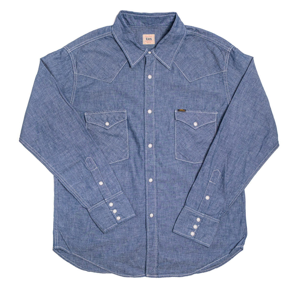 522511 Western Shirt 5oz Chambray Indigo