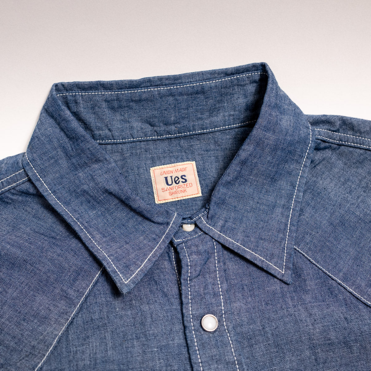 522511 Western Shirt 5oz Chambray Indigo