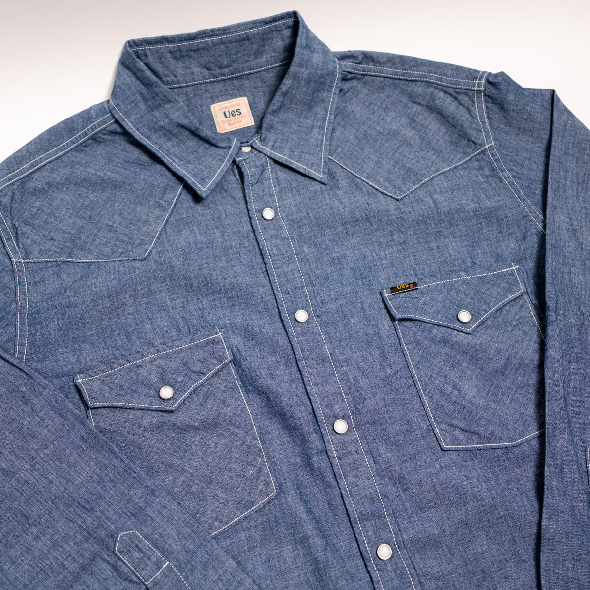 522511 Western Shirt 5oz Chambray Indigo