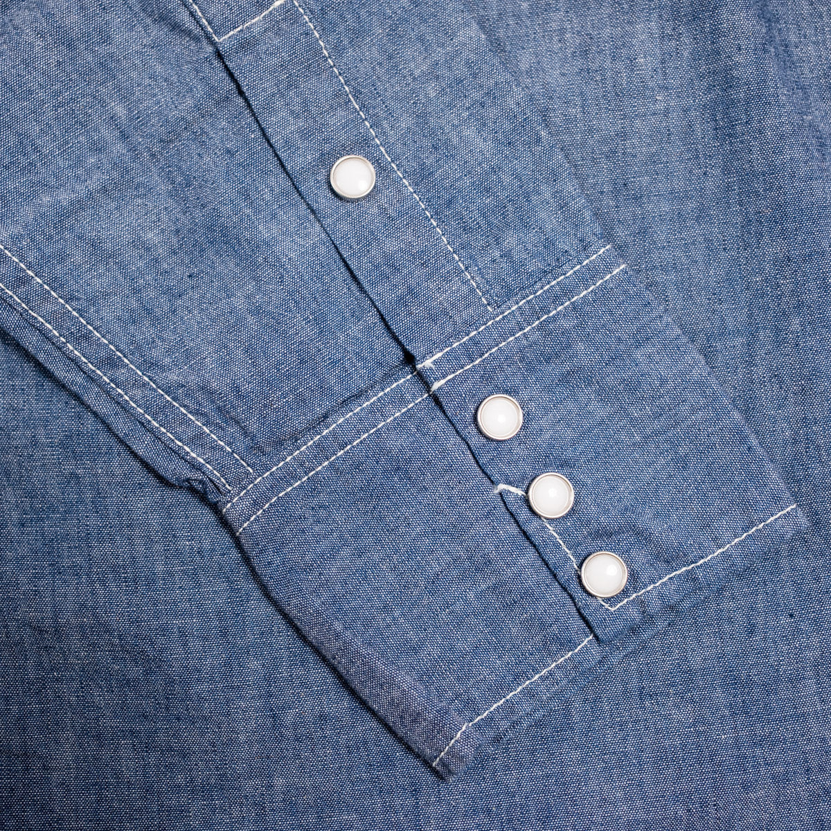 522511 Western Shirt 5oz Chambray Indigo