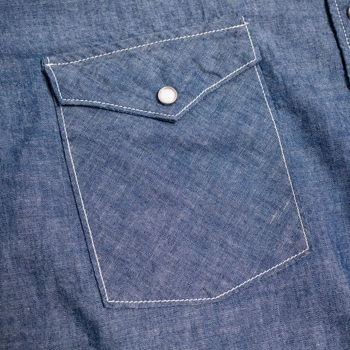522511 Western Shirt 5oz Chambray Indigo