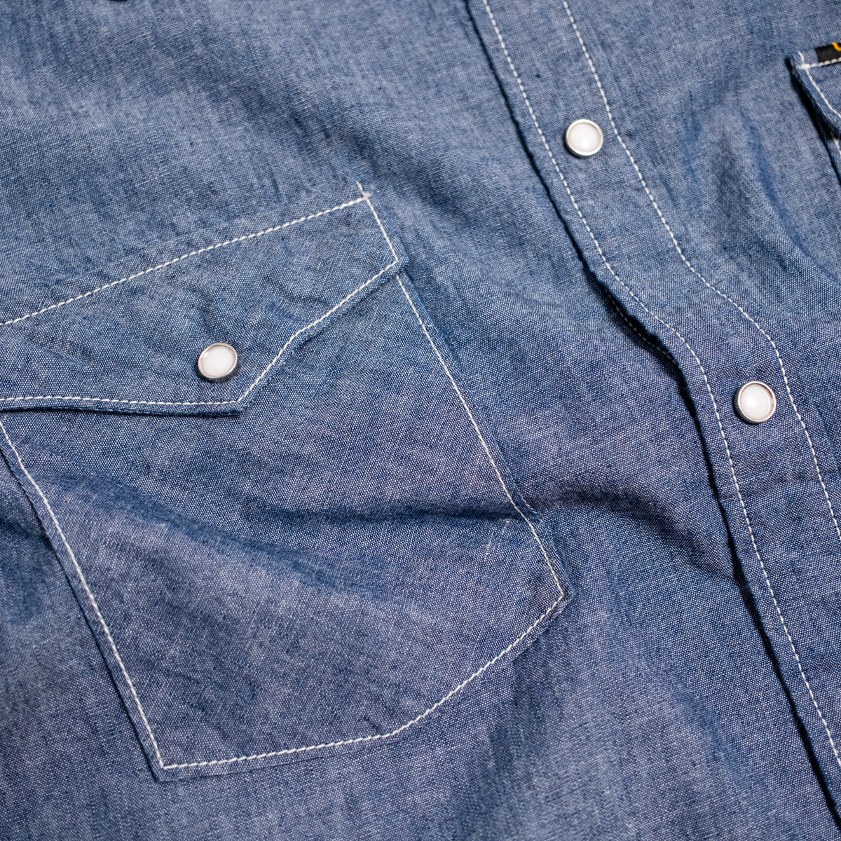 522511 Western Shirt 5oz Chambray Indigo