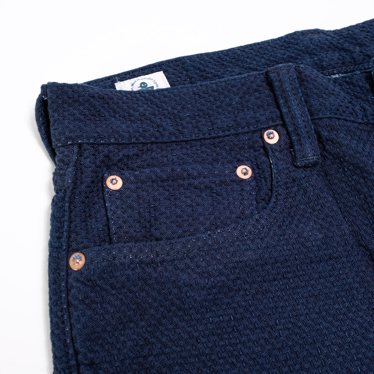 0821 15oz Ori-zashi Sashiko Loose Fit One Wash