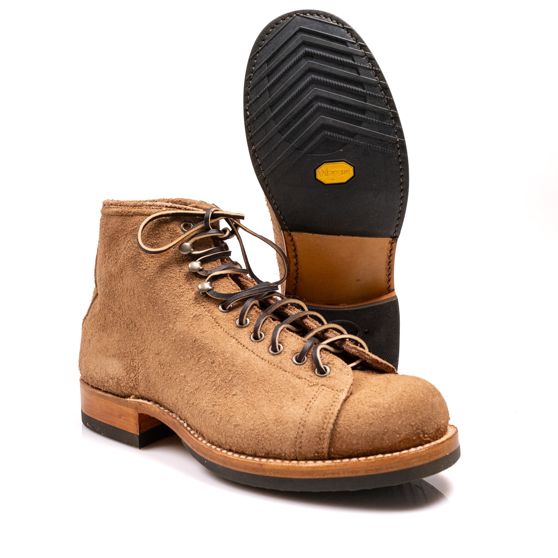 Archie Boots Khaki Roughout