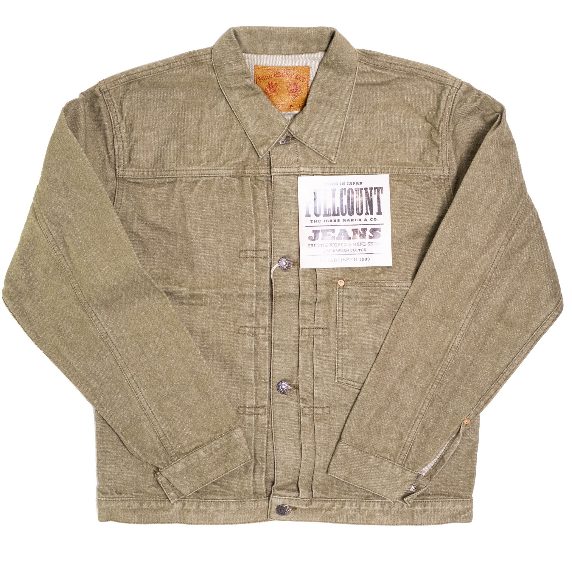 2107OD Type 1 Olive Drab Denim Jacket (Limited Union Show Piece)