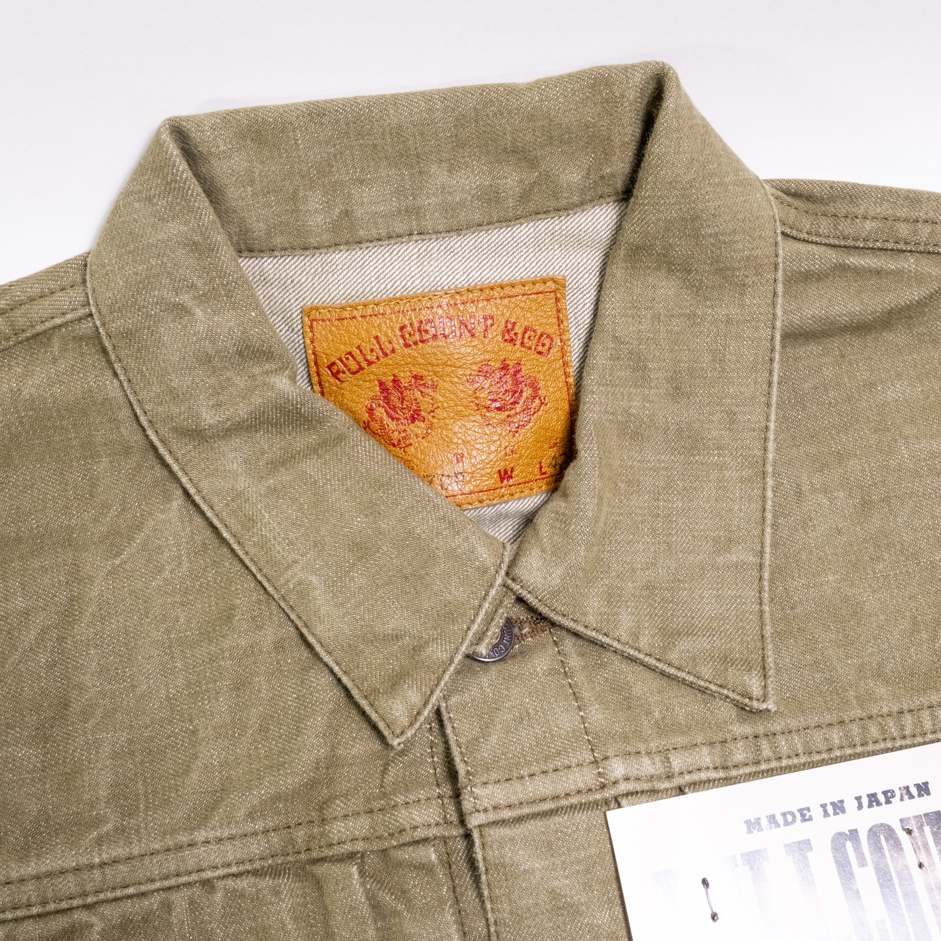 2107OD Type 1 Olive Drab Denim Jacket (Limited Union Show Piece)