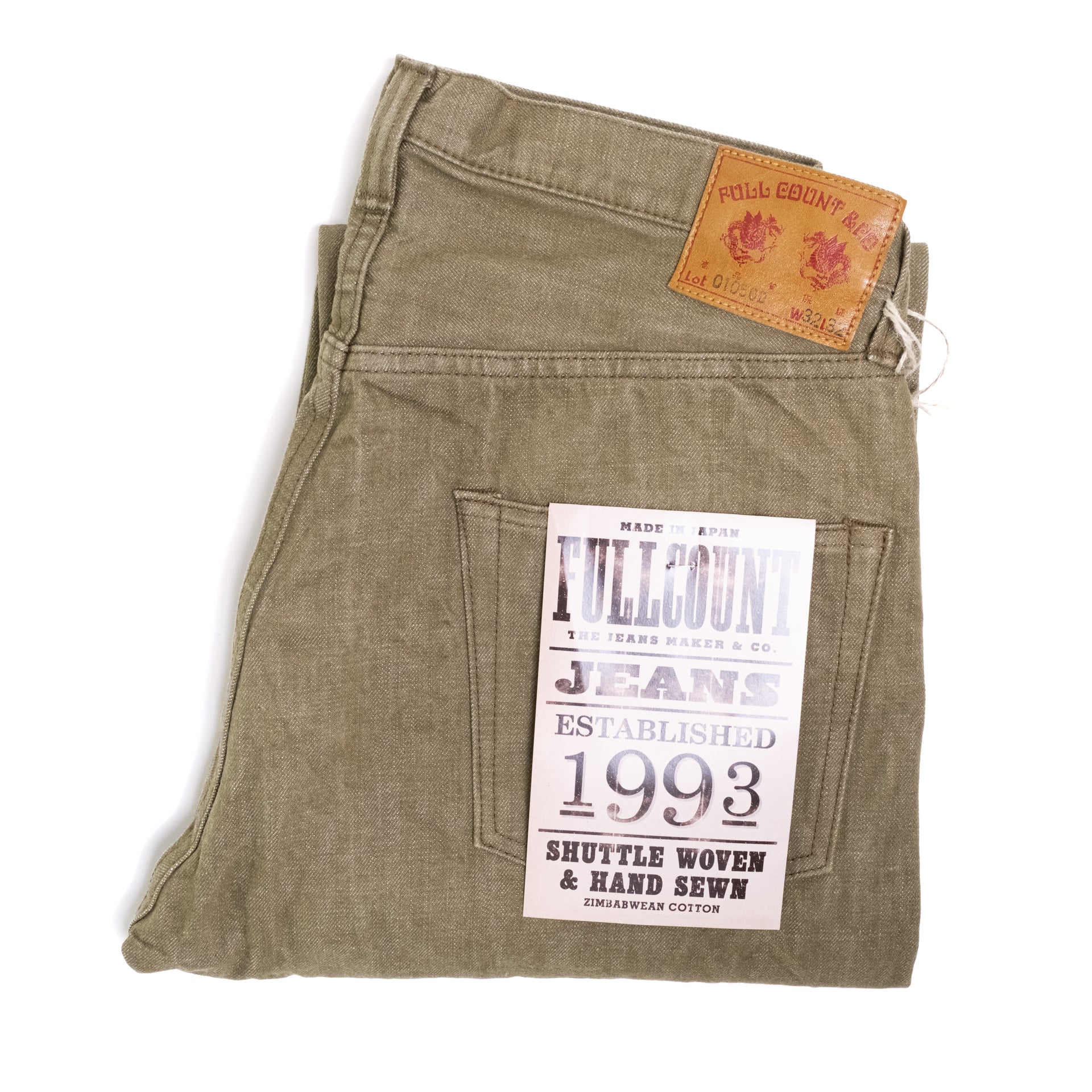 0105OD Wide Denim Olive Drab (Limited Union Show Piece)