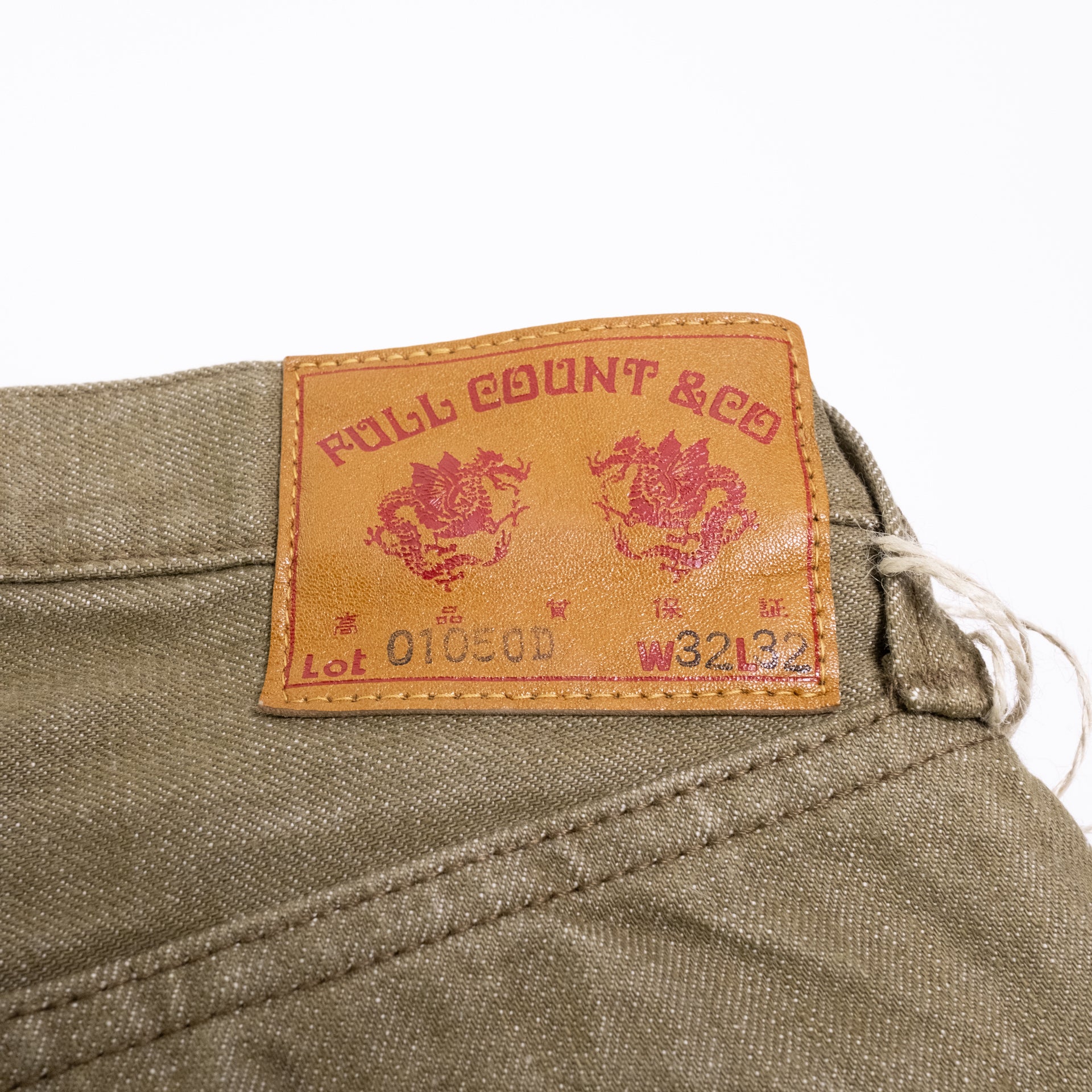 0105OD Wide Denim Olive Drab (Limited Union Show Piece)