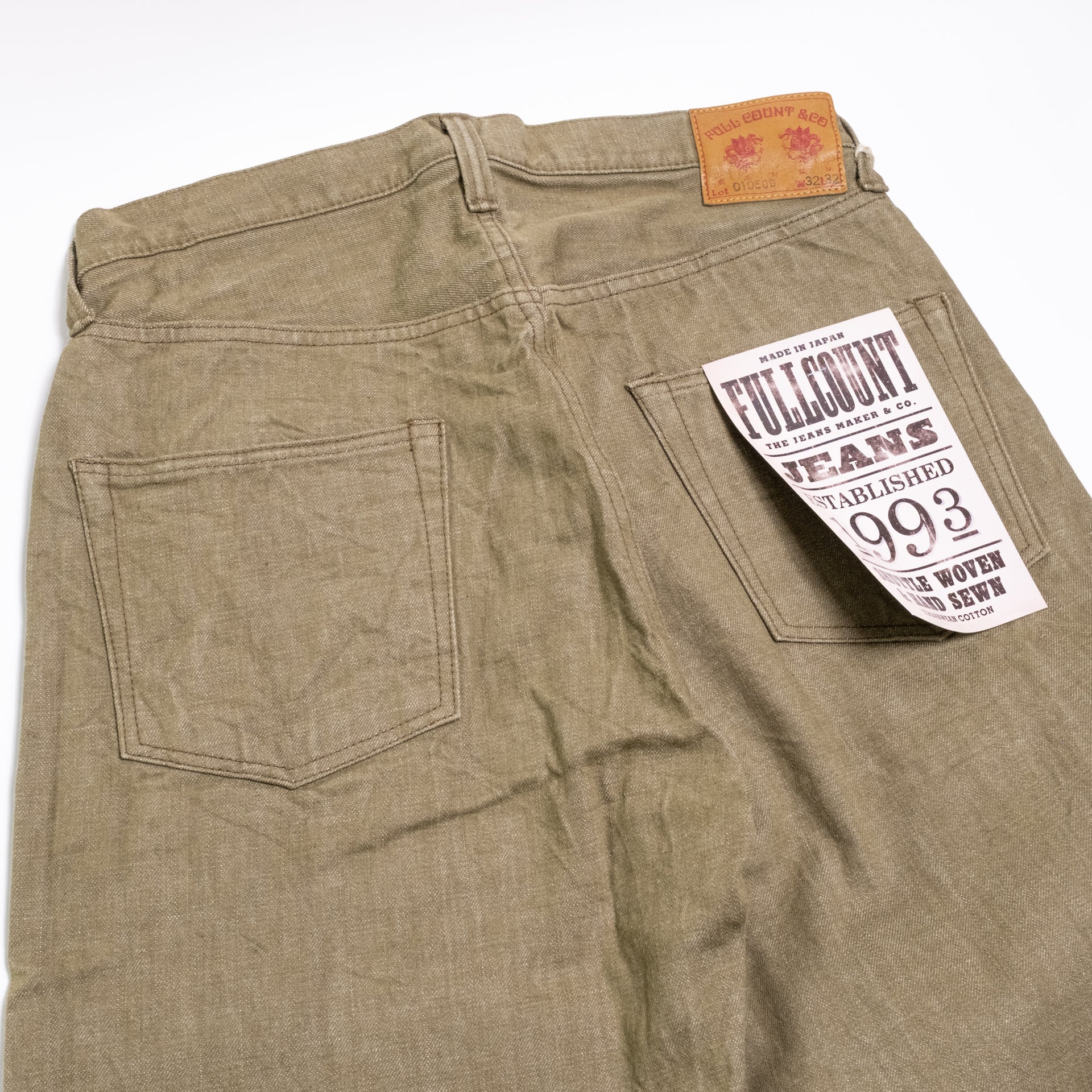 0105OD Wide Denim Olive Drab (Limited Union Show Piece)