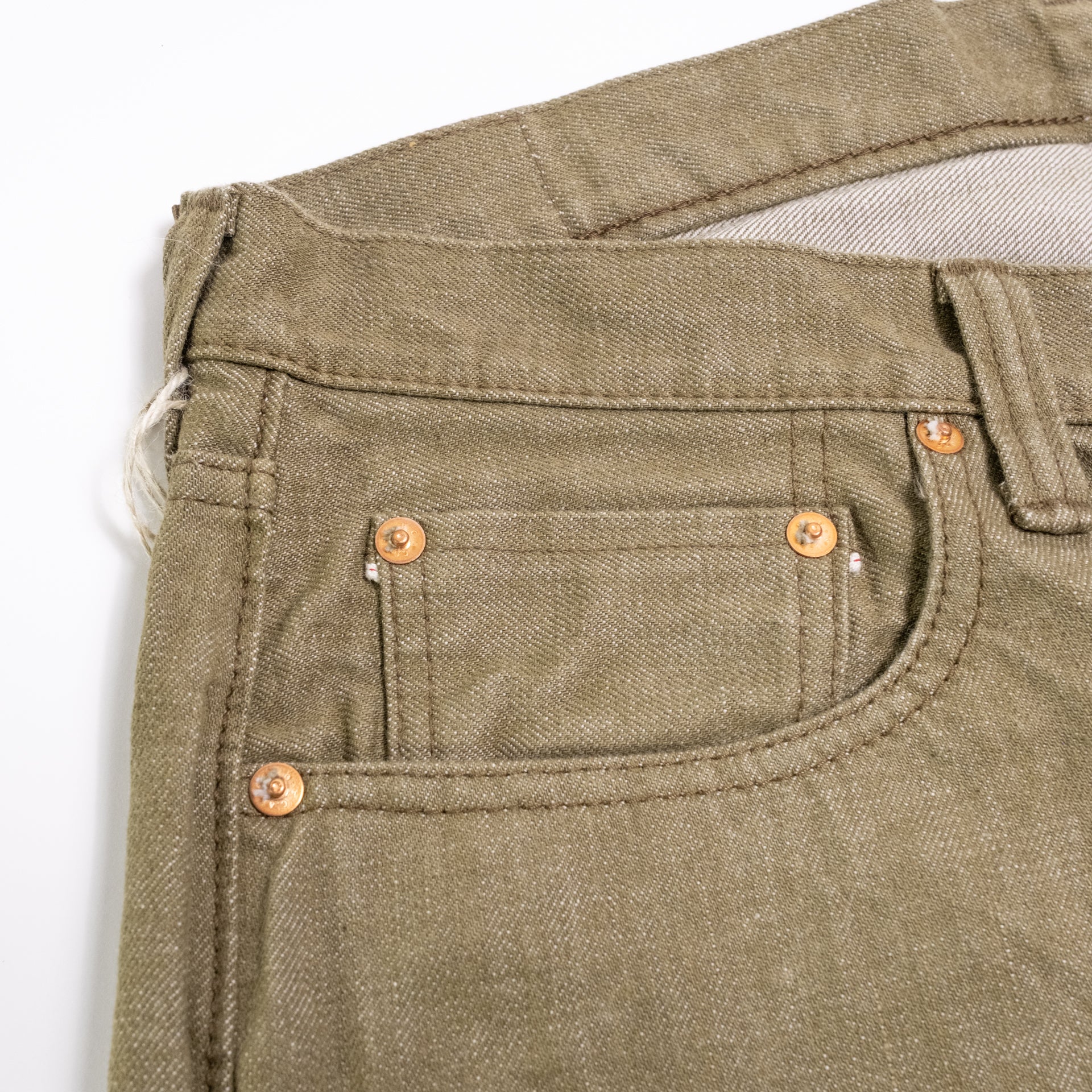 0105OD Wide Denim Olive Drab (Limited Union Show Piece)