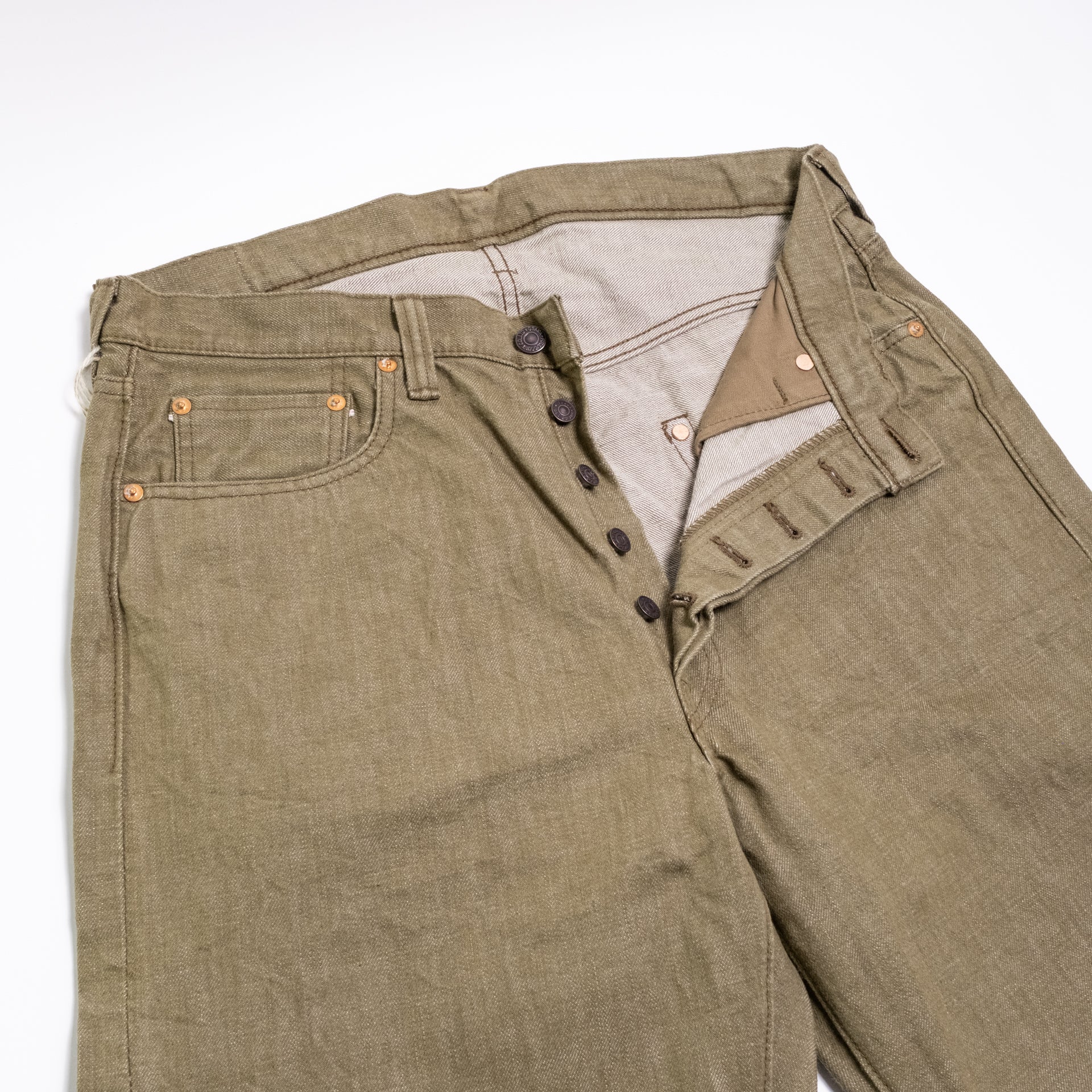 0105OD Wide Denim Olive Drab (Limited Union Show Piece)