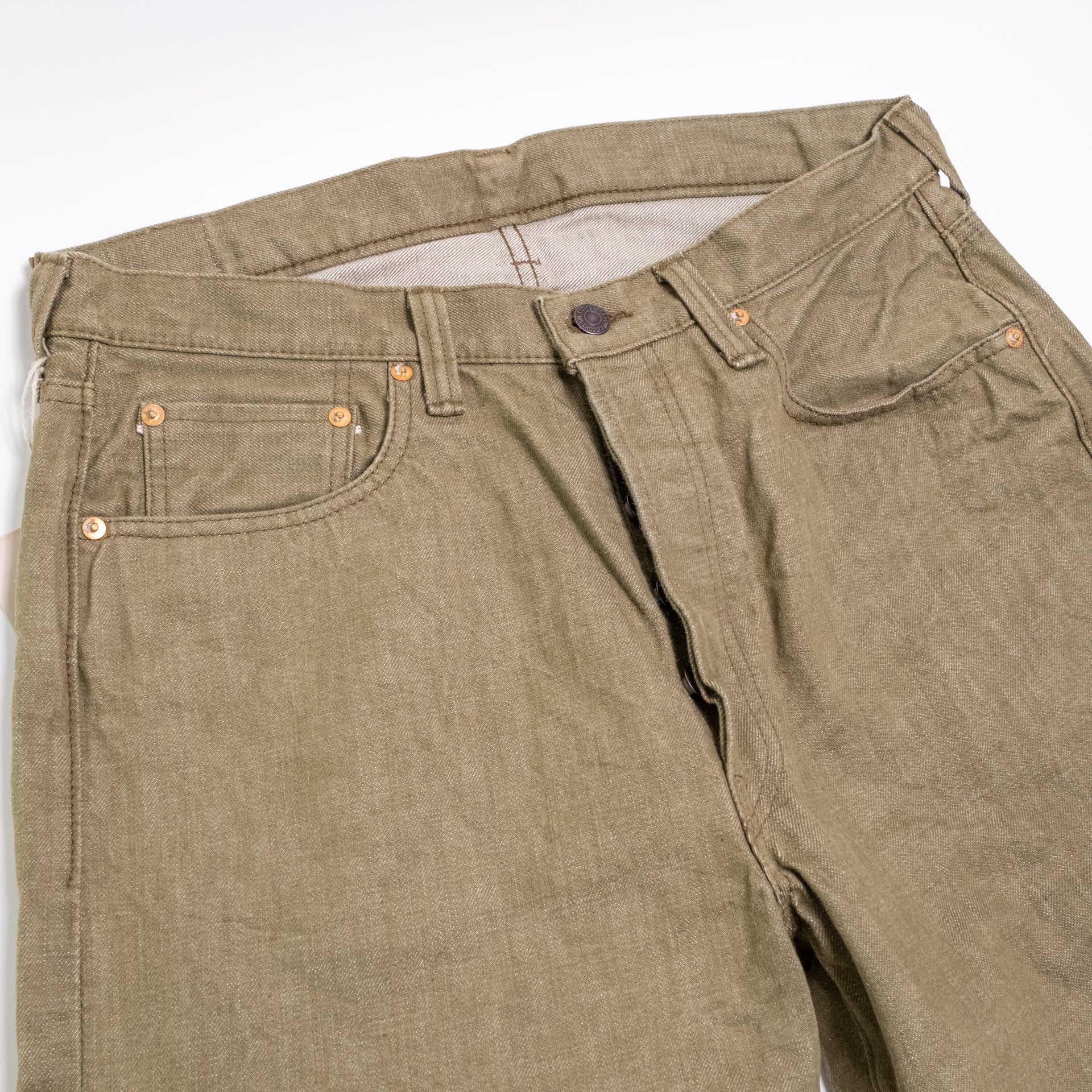 0105OD Wide Denim Olive Drab (Limited Union Show Piece)