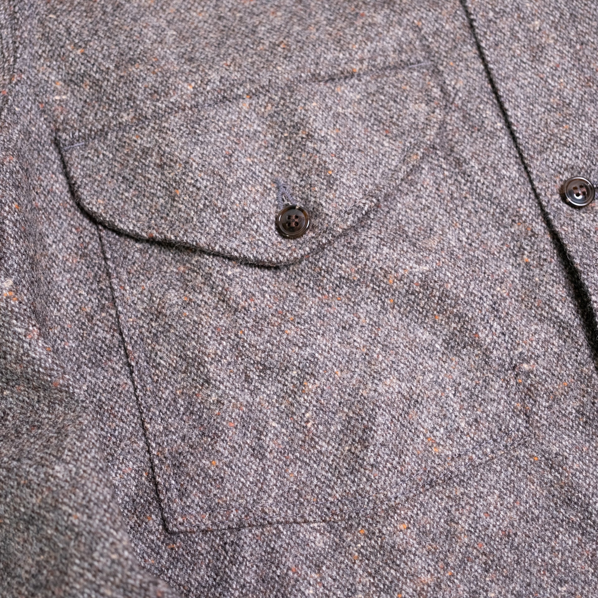 Skyline Overshirt Donegal Silt Wool