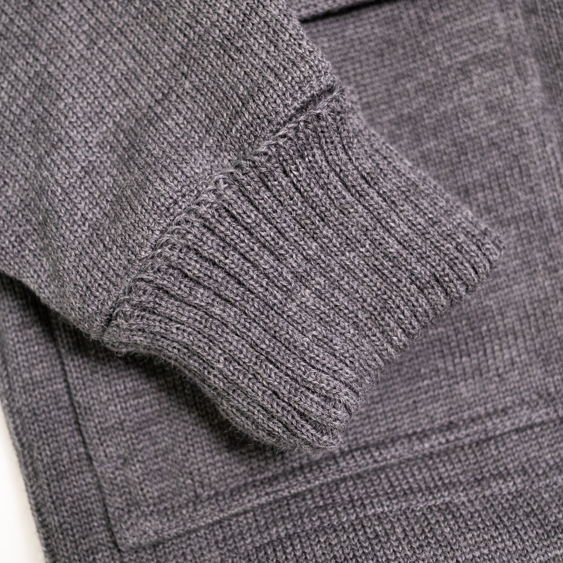 Submariner Sweater Coat Charcoal