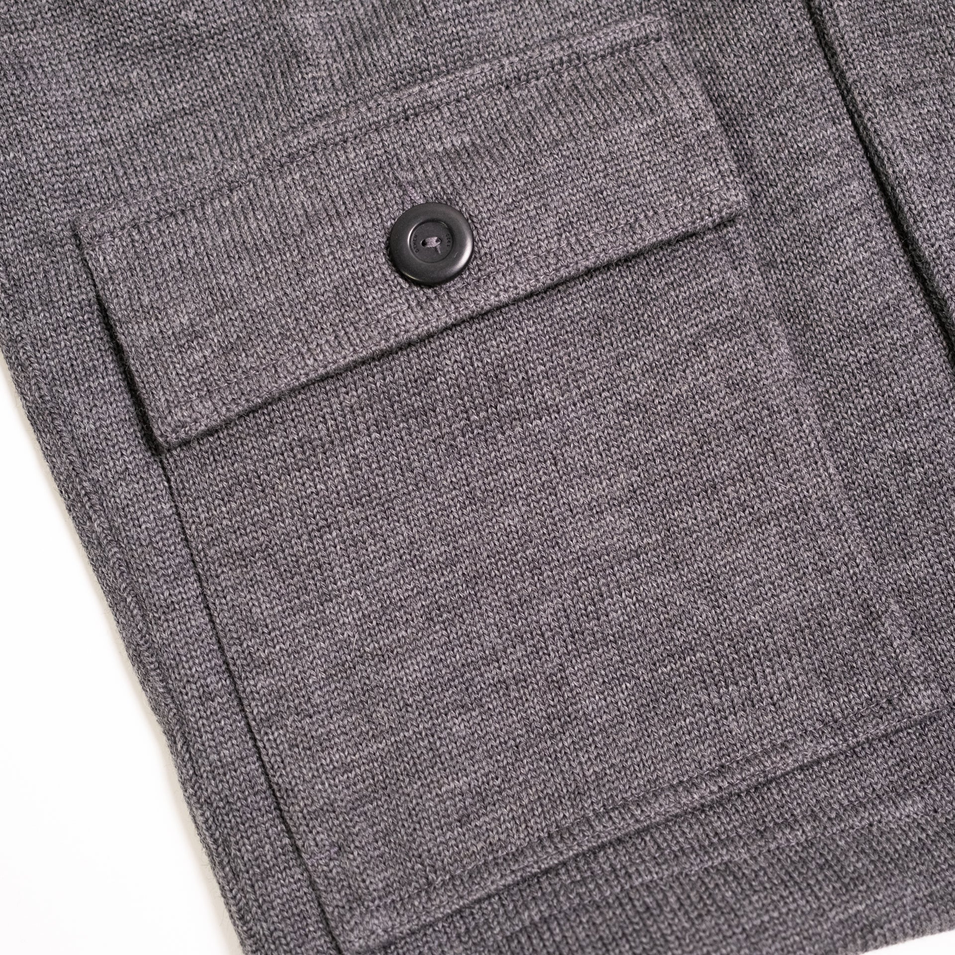 Submariner Sweater Coat Charcoal