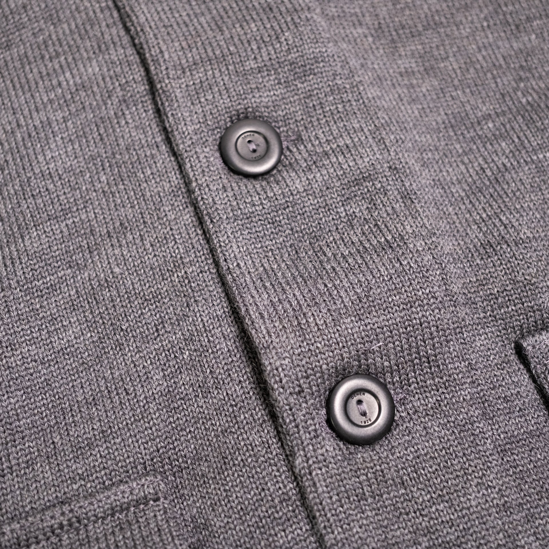 Submariner Sweater Coat Charcoal