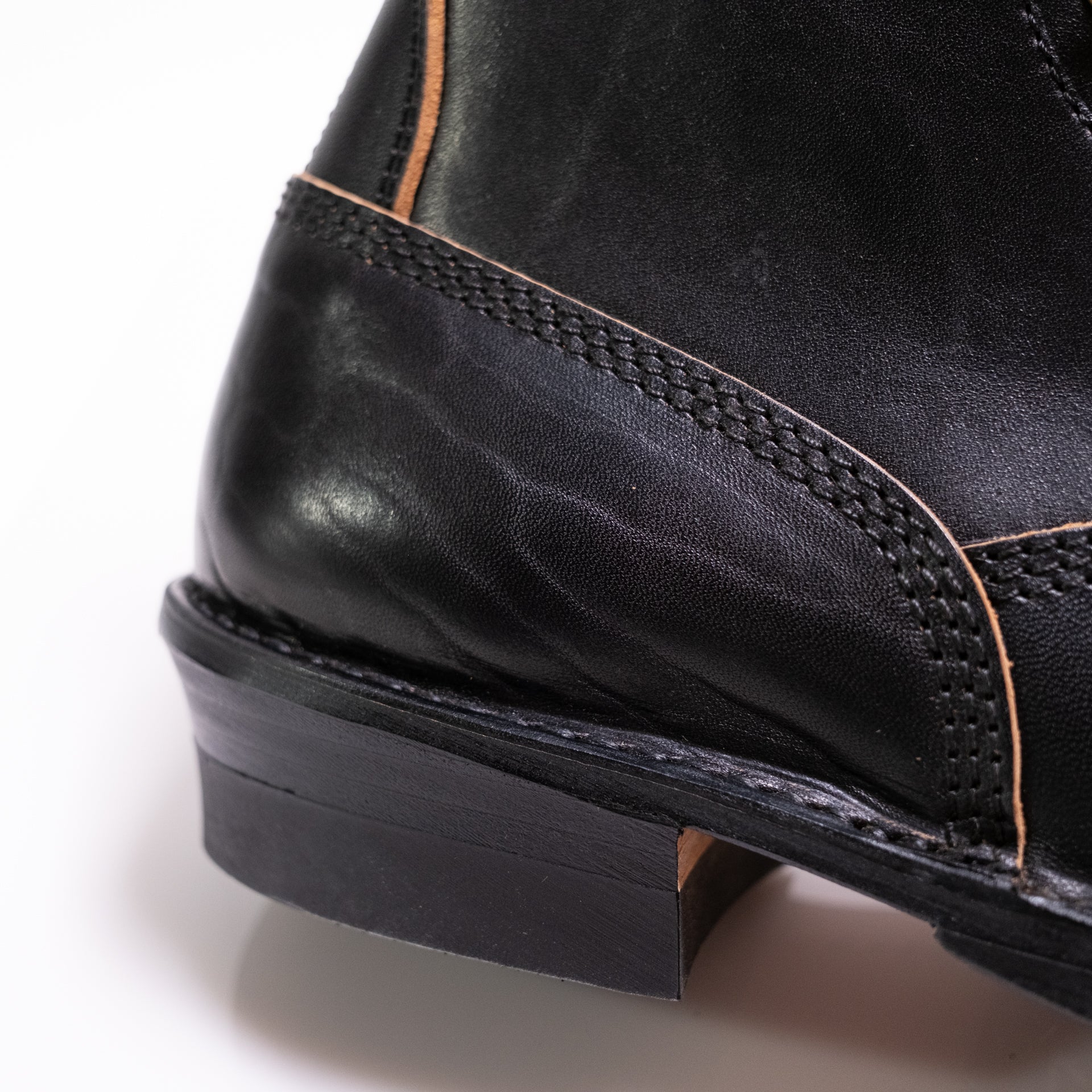 FN-FB-004 Horsehide Logger Boot Black