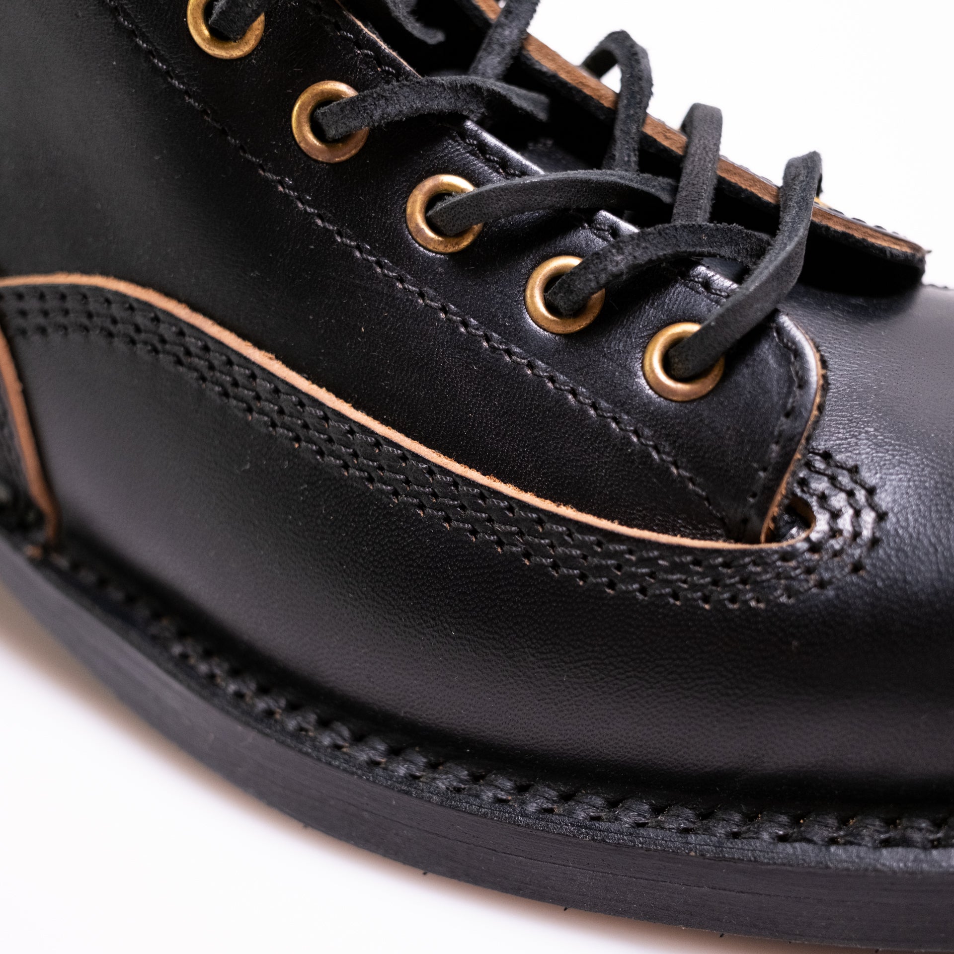 FN-FB-004 Horsehide Logger Boot Black