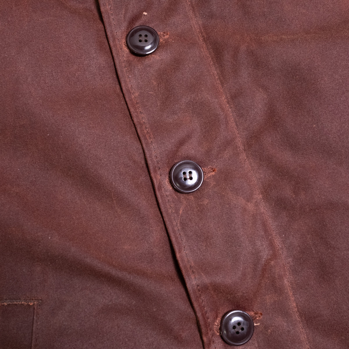 N-1 Deck Jacket Waxed Canvas Fig/Brown