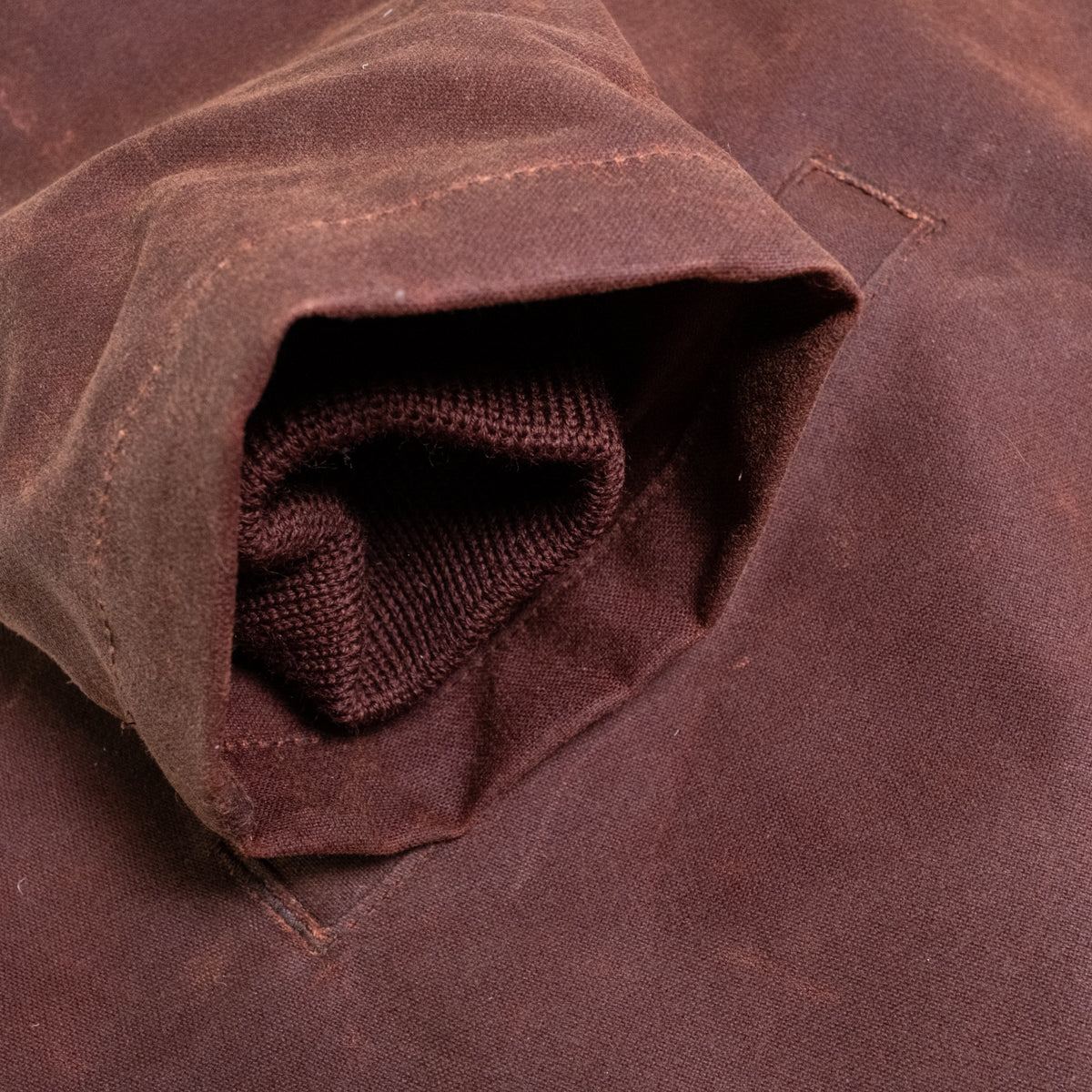 N-1 Deck Jacket Waxed Canvas Fig/Brown
