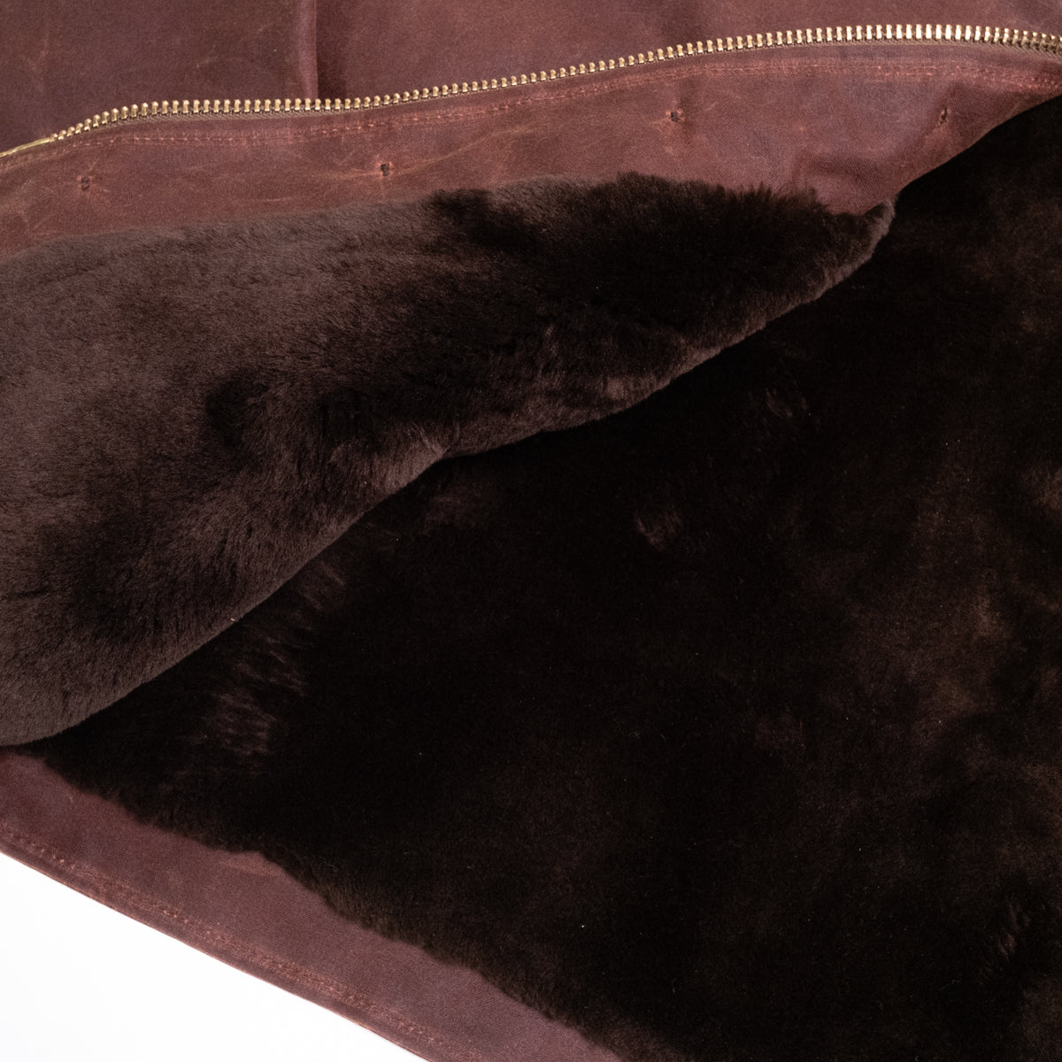 N-1 Deck Jacket Waxed Canvas Fig/Brown