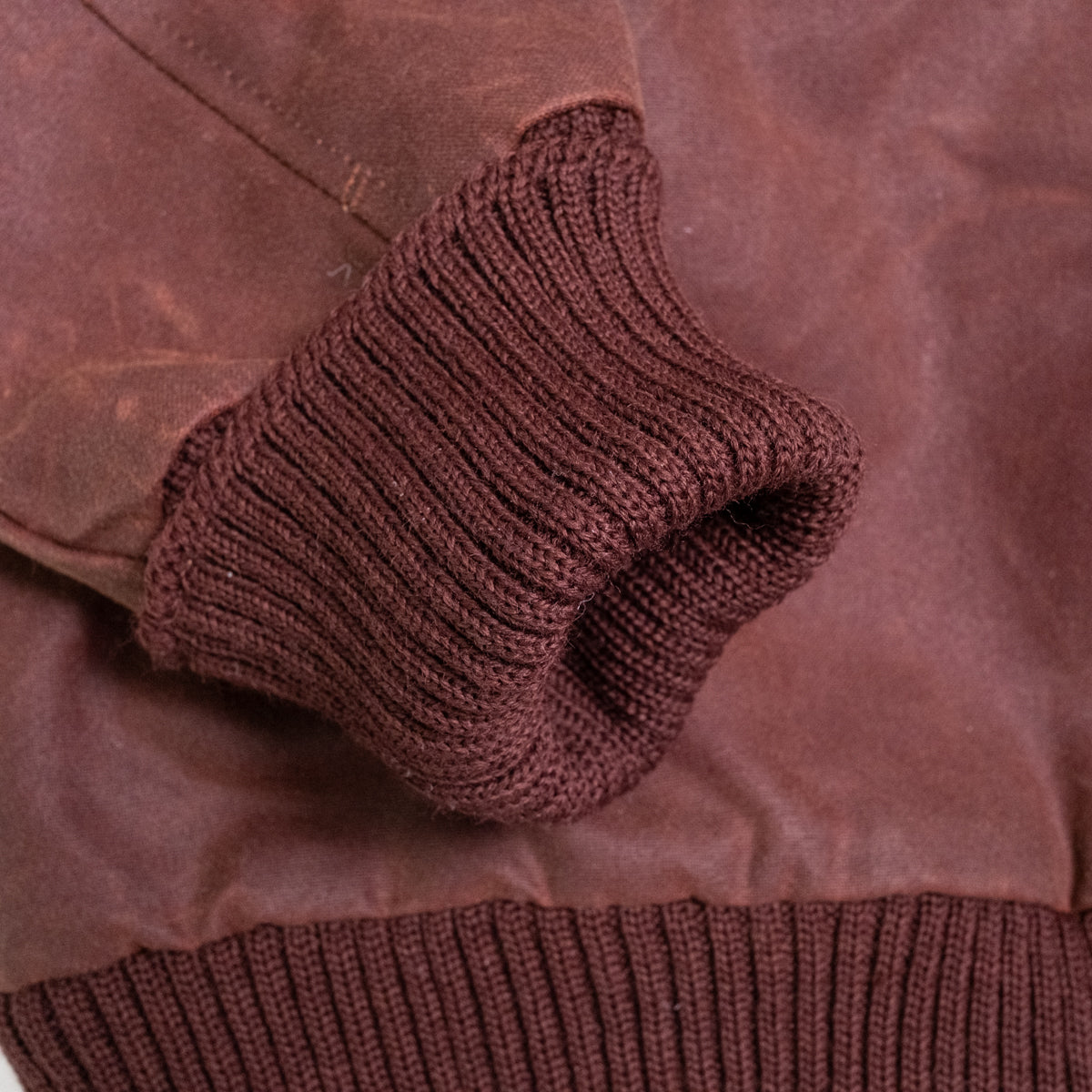 Flyer's Club Jacket Waxed Canvas Fig/Brown