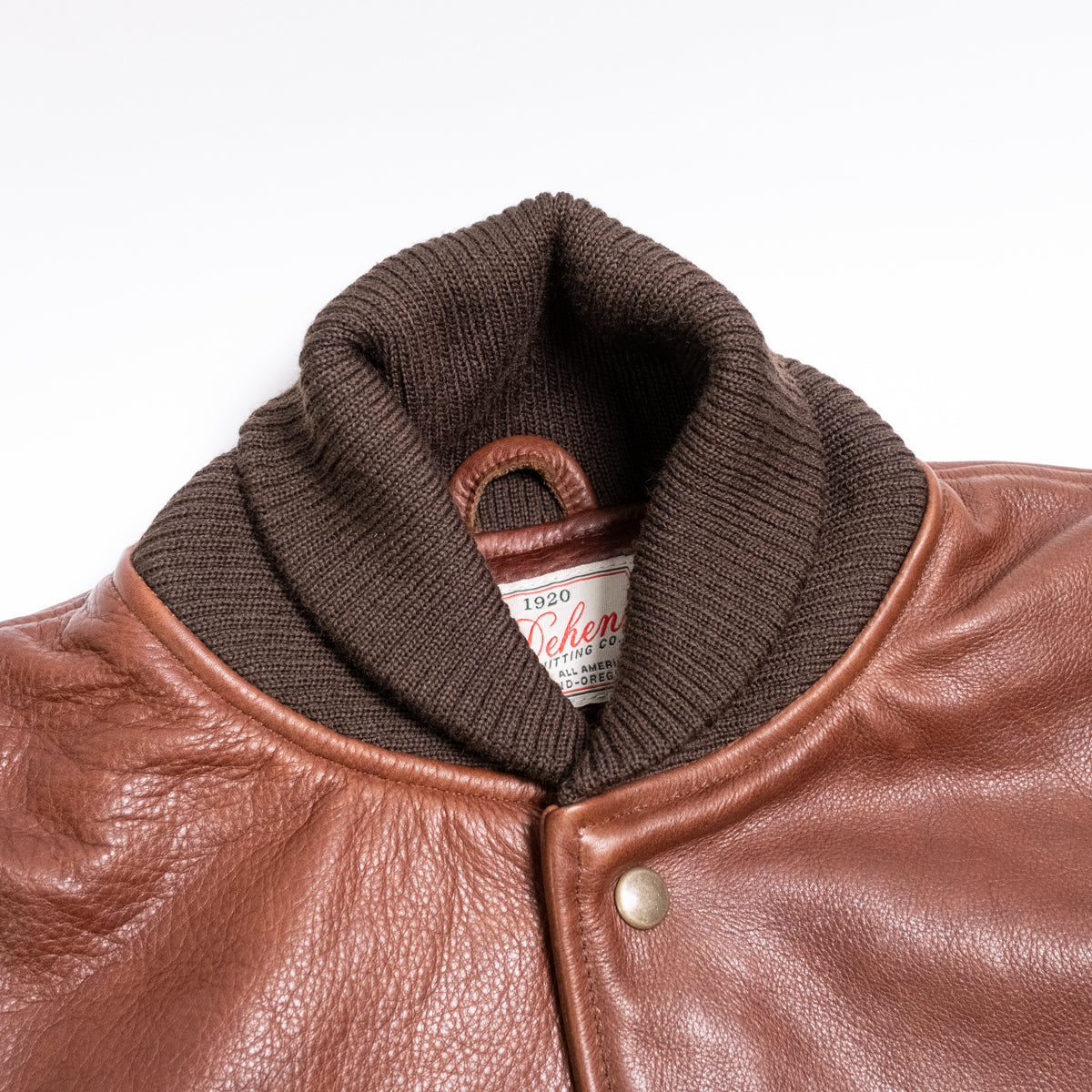 All City Leather Jacket Espresso