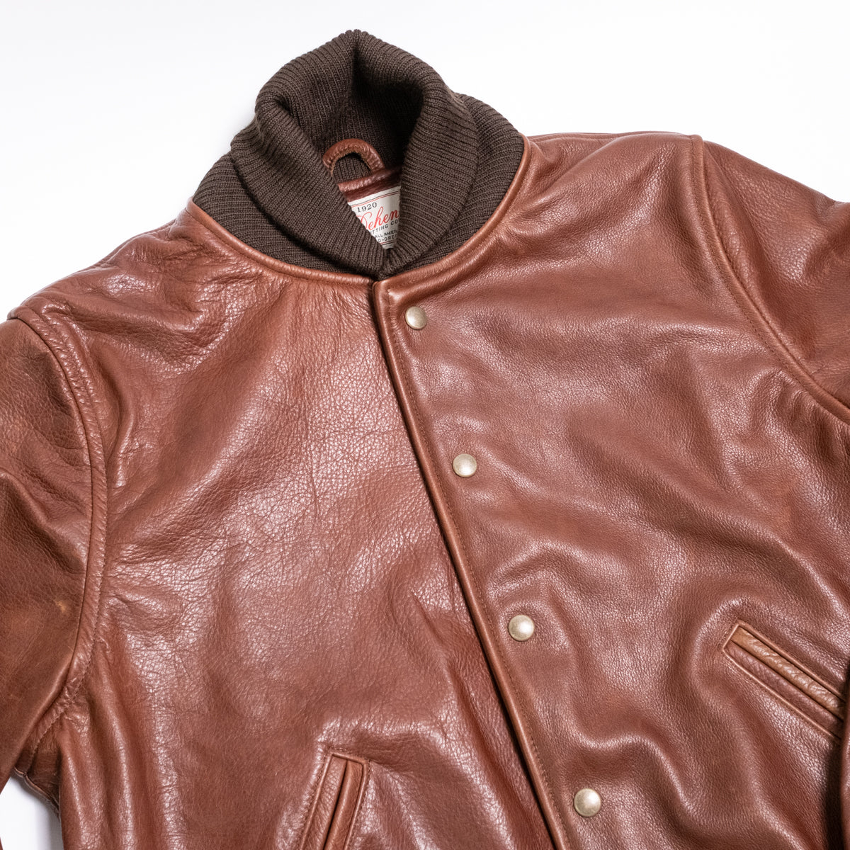 All City Leather Jacket Espresso