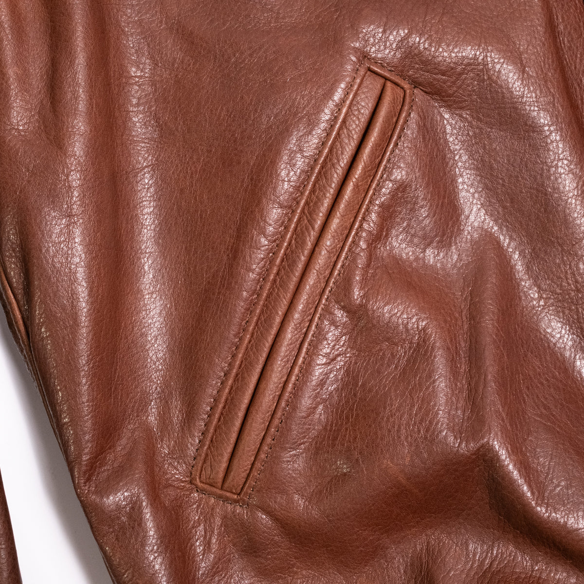 All City Leather Jacket Espresso