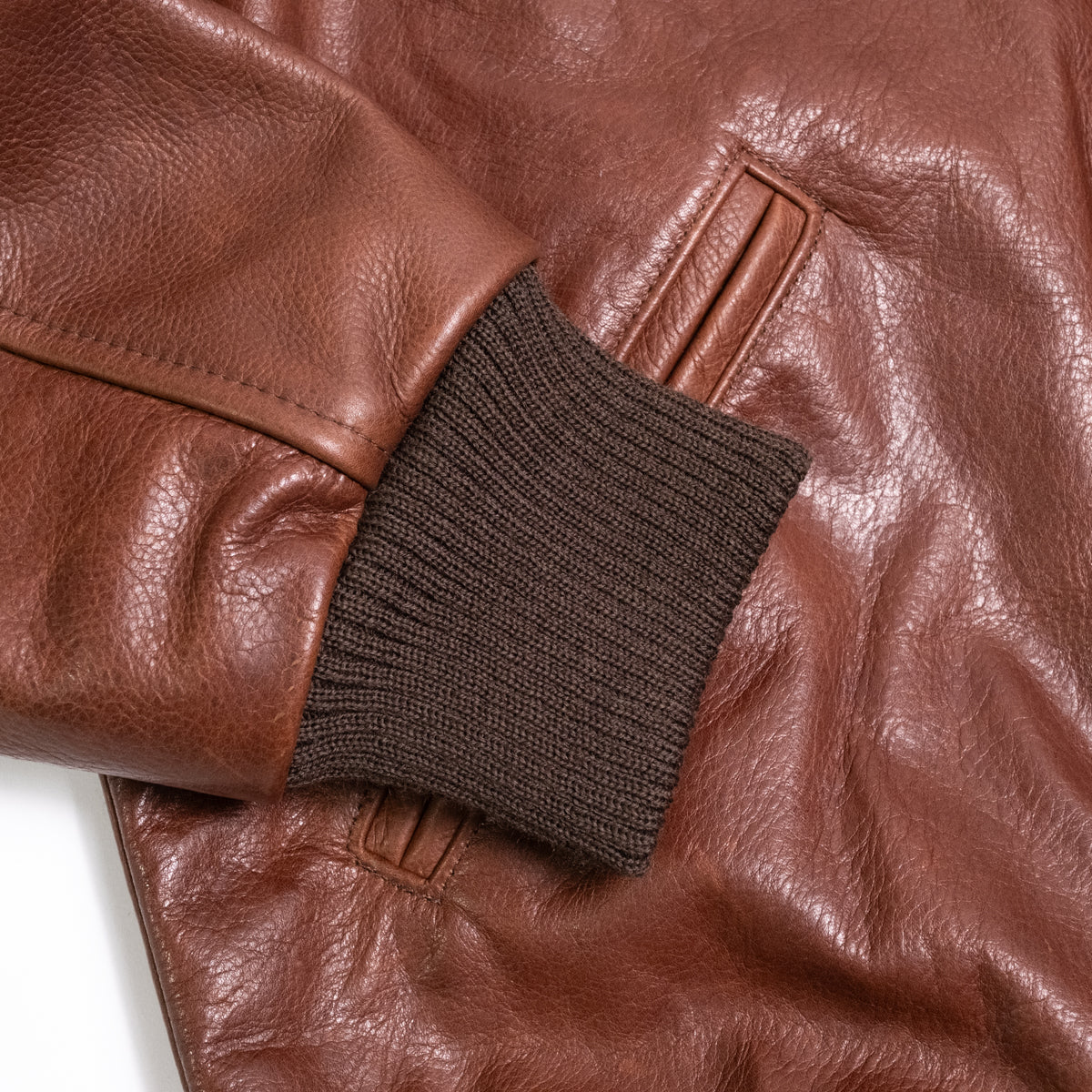 All City Leather Jacket Espresso