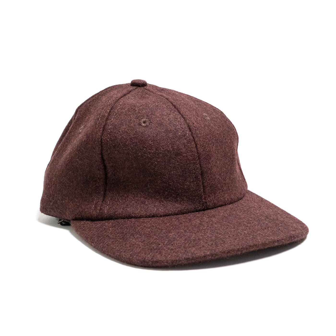 Baseball Hat Melton Wool Fig